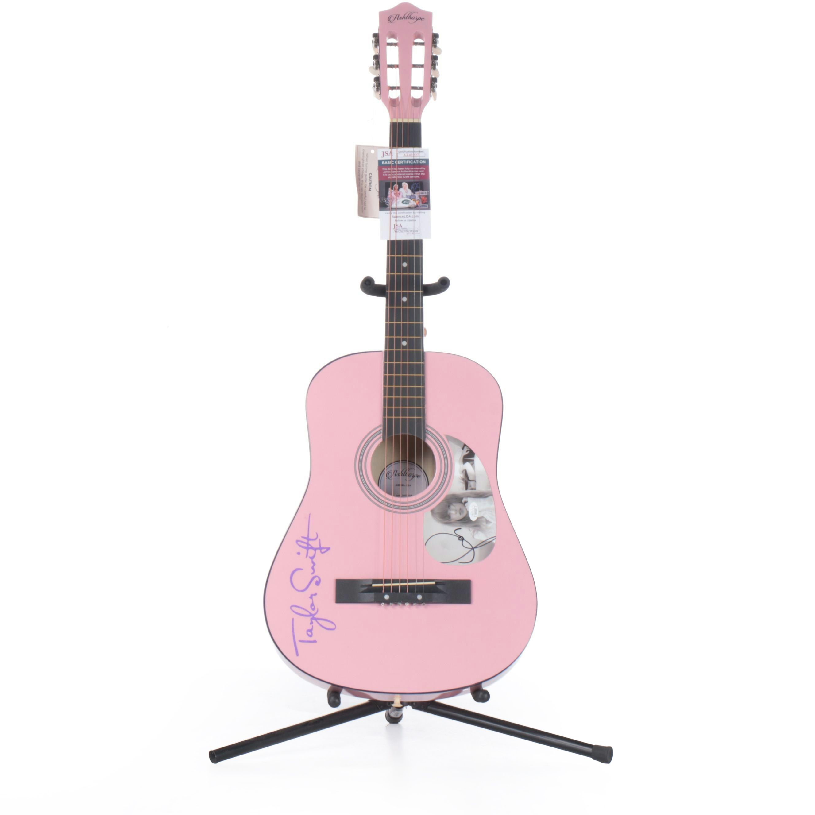 Taylor Swift Signed Ashthorpe Acoustic Guitar