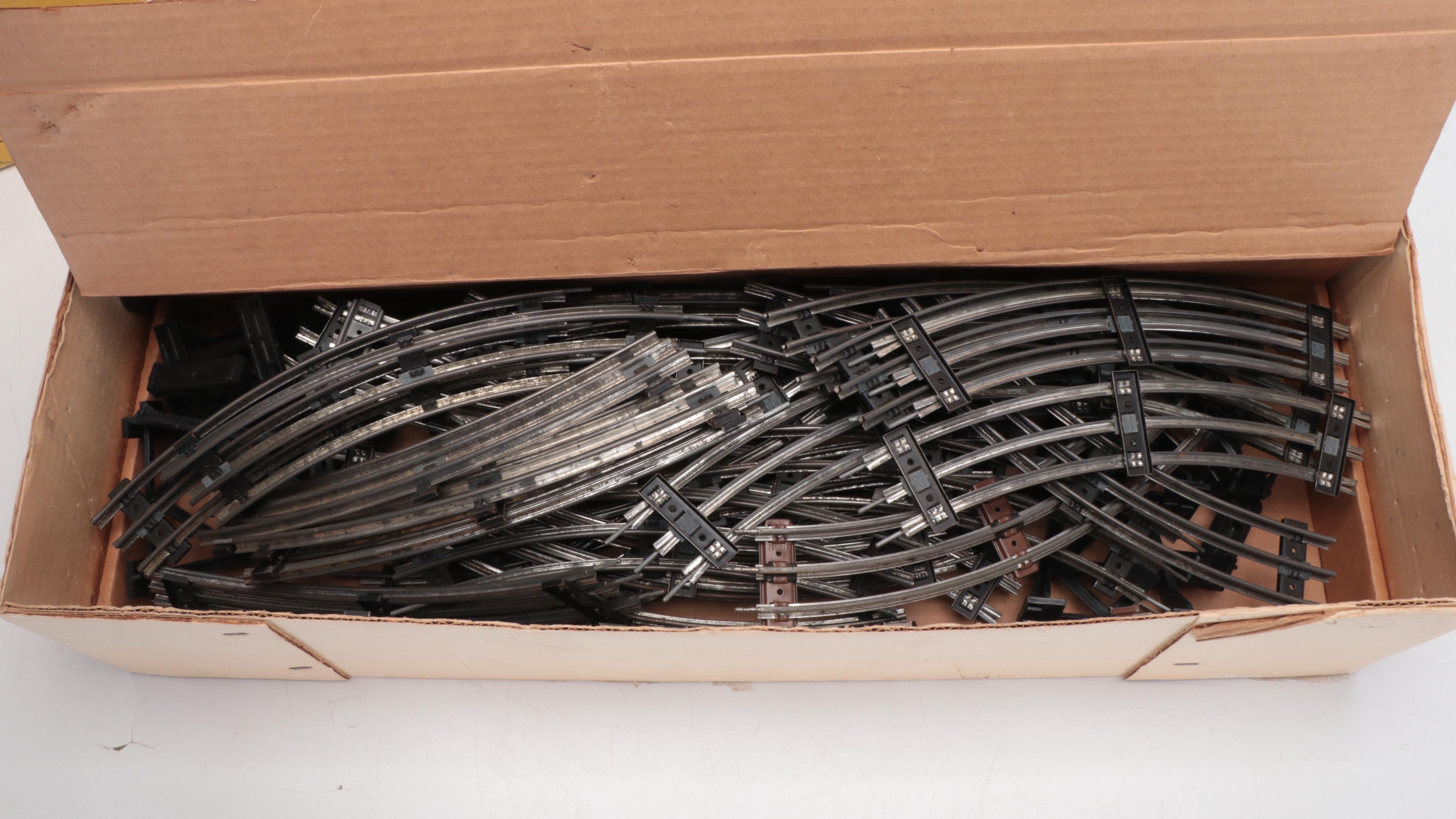 Tyco, Louis Marx and Other Model Train Transformers with Track, Mid-20th C.