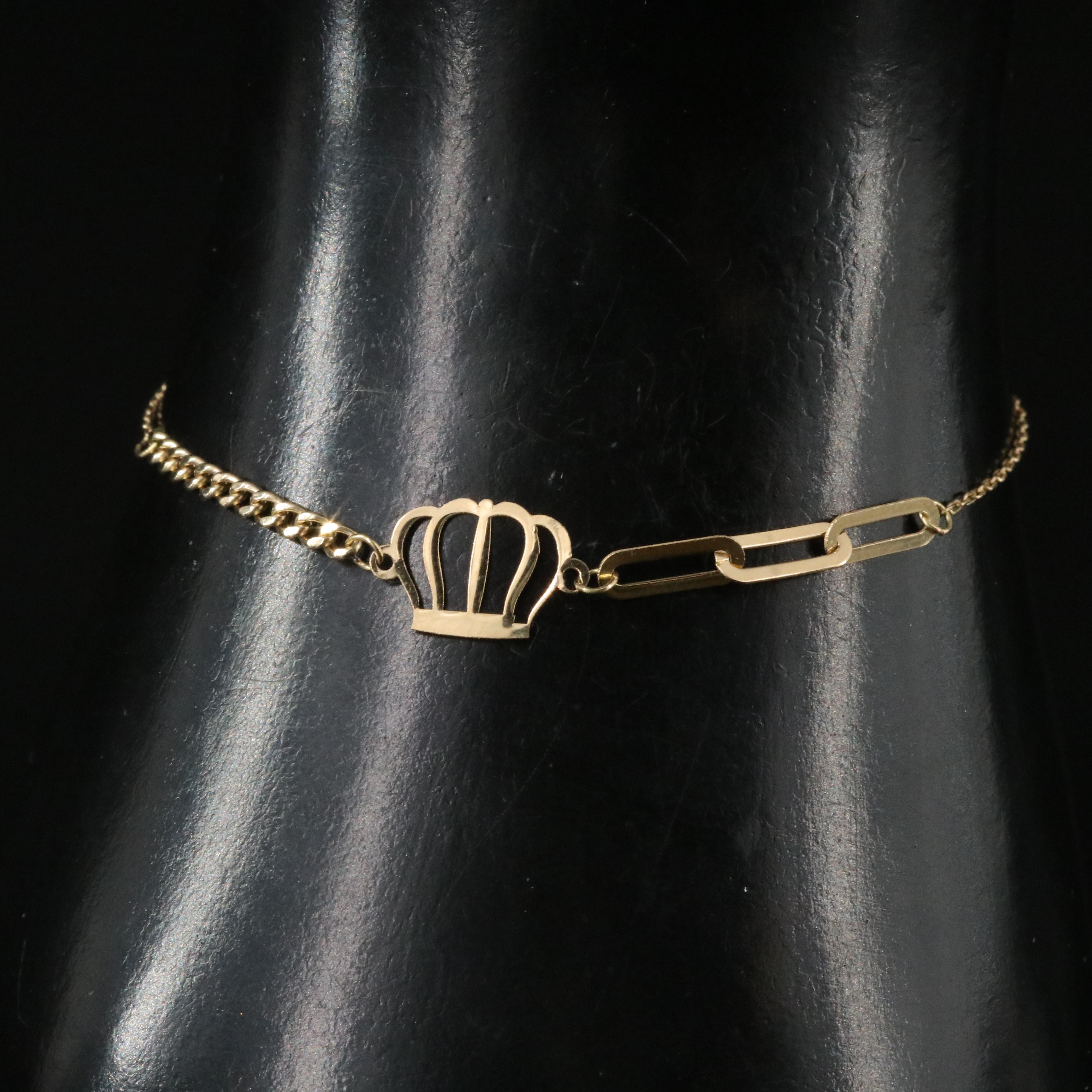 18K Crown Bracelet