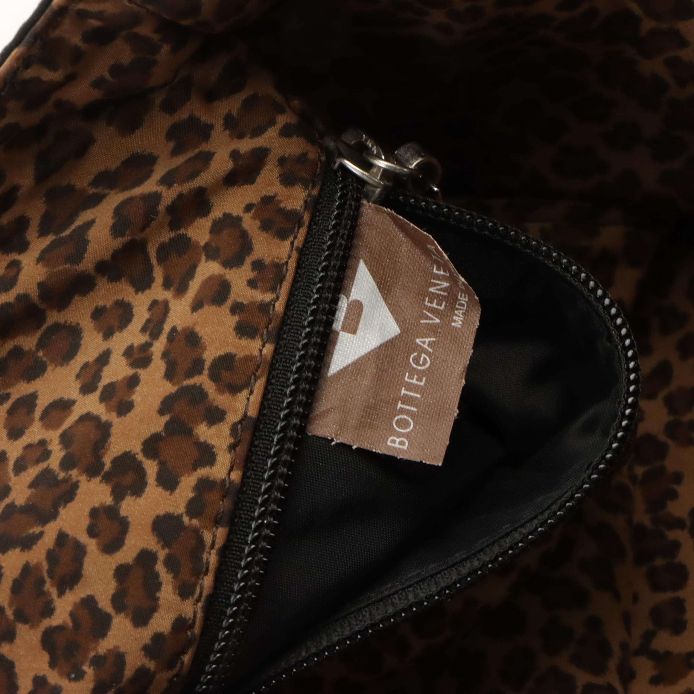 Bottega Veneta Reversible Tote and Zip Pouches in Animal Print