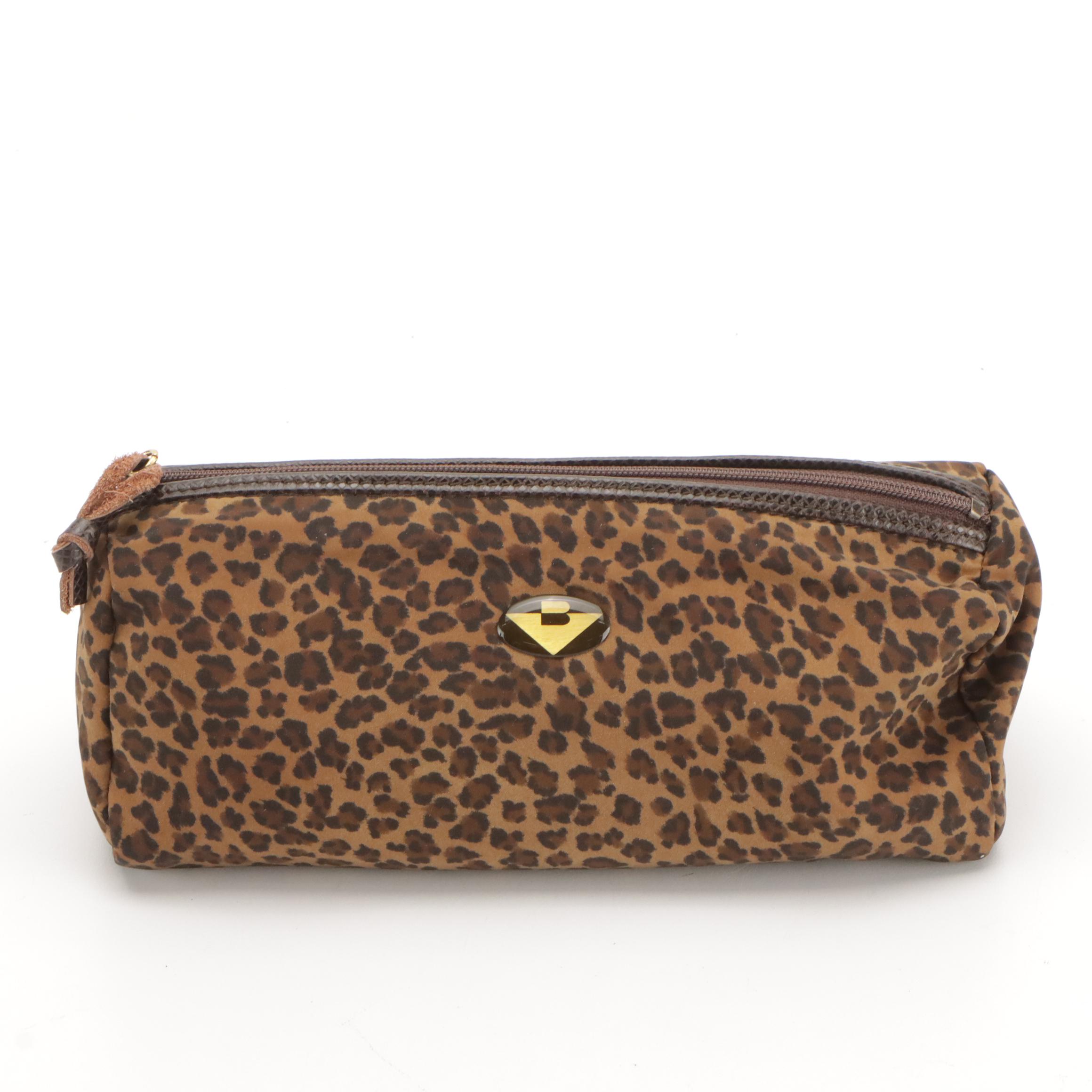 Bottega Veneta Reversible Tote and Zip Pouches in Animal Print