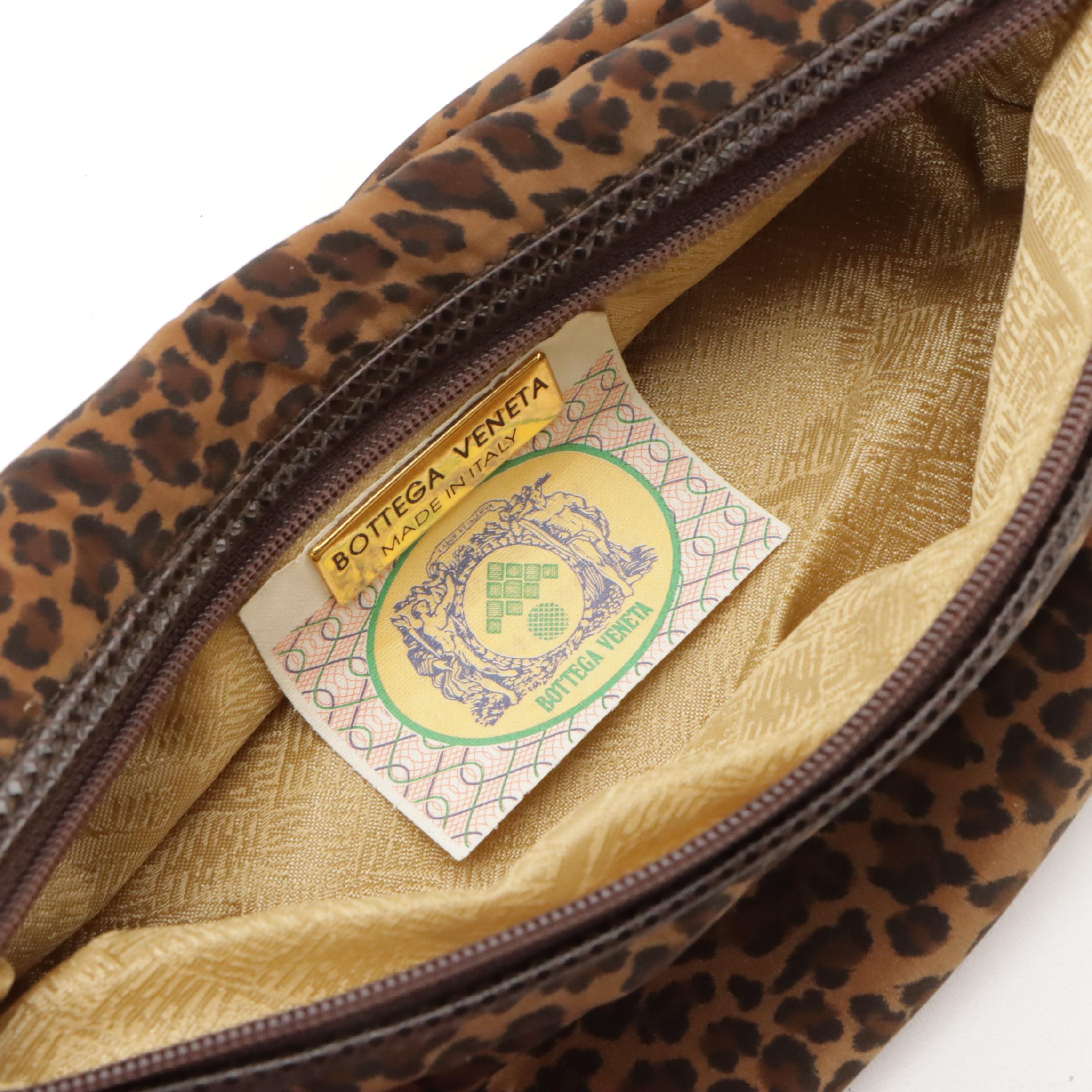 Bottega Veneta Reversible Tote and Zip Pouches in Animal Print