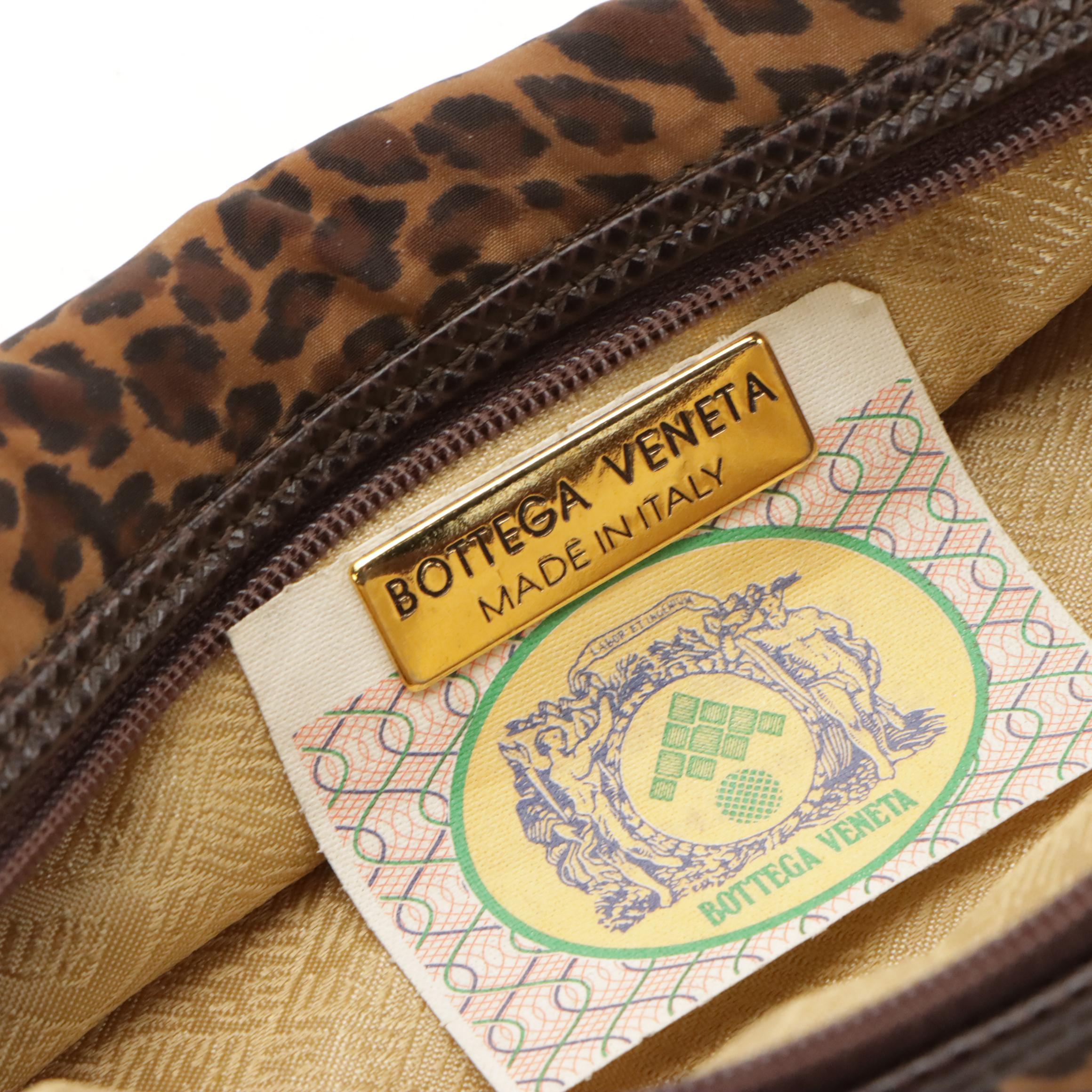 Bottega Veneta Reversible Tote and Zip Pouches in Animal Print