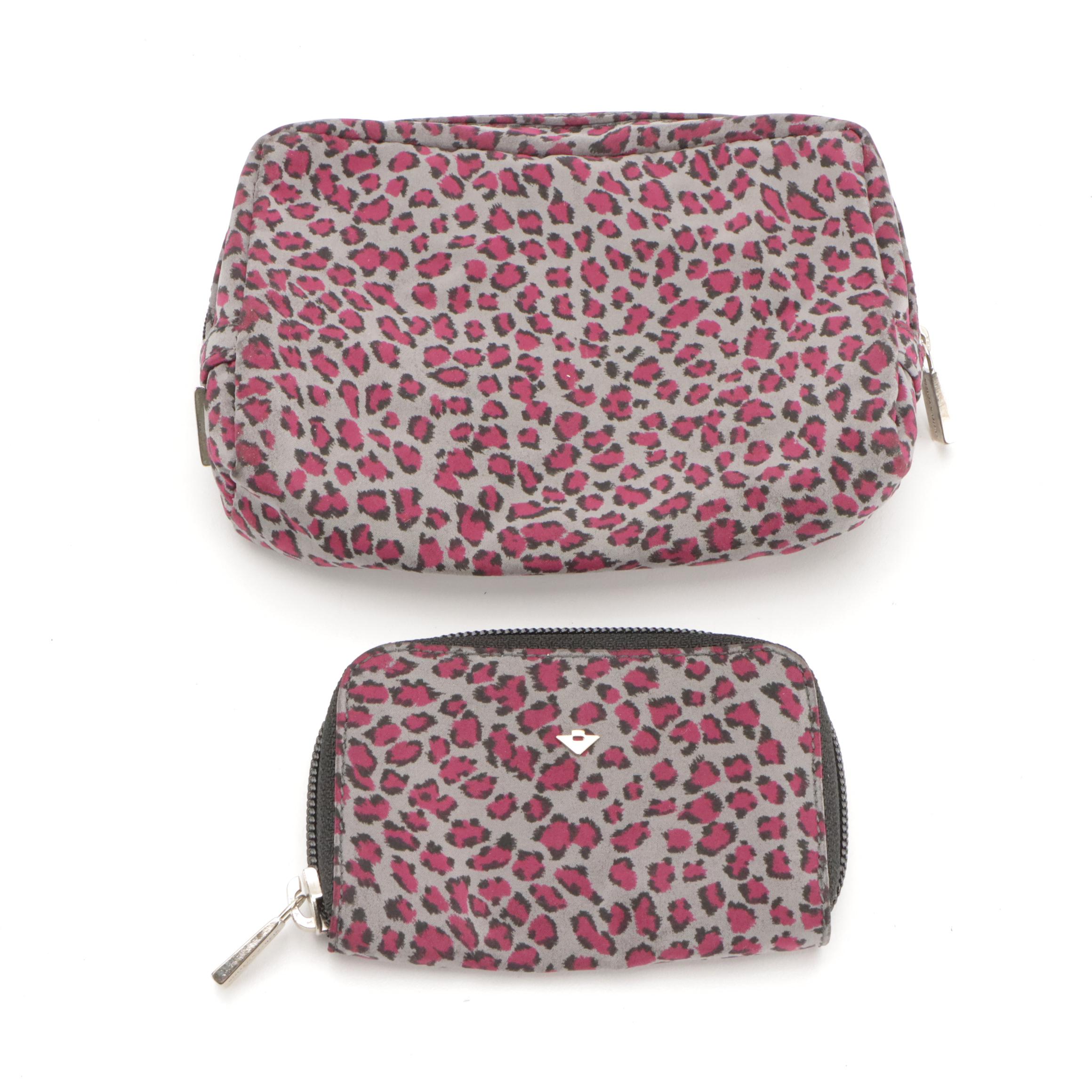 Bottega Veneta Reversible Tote and Zip Pouches in Animal Print