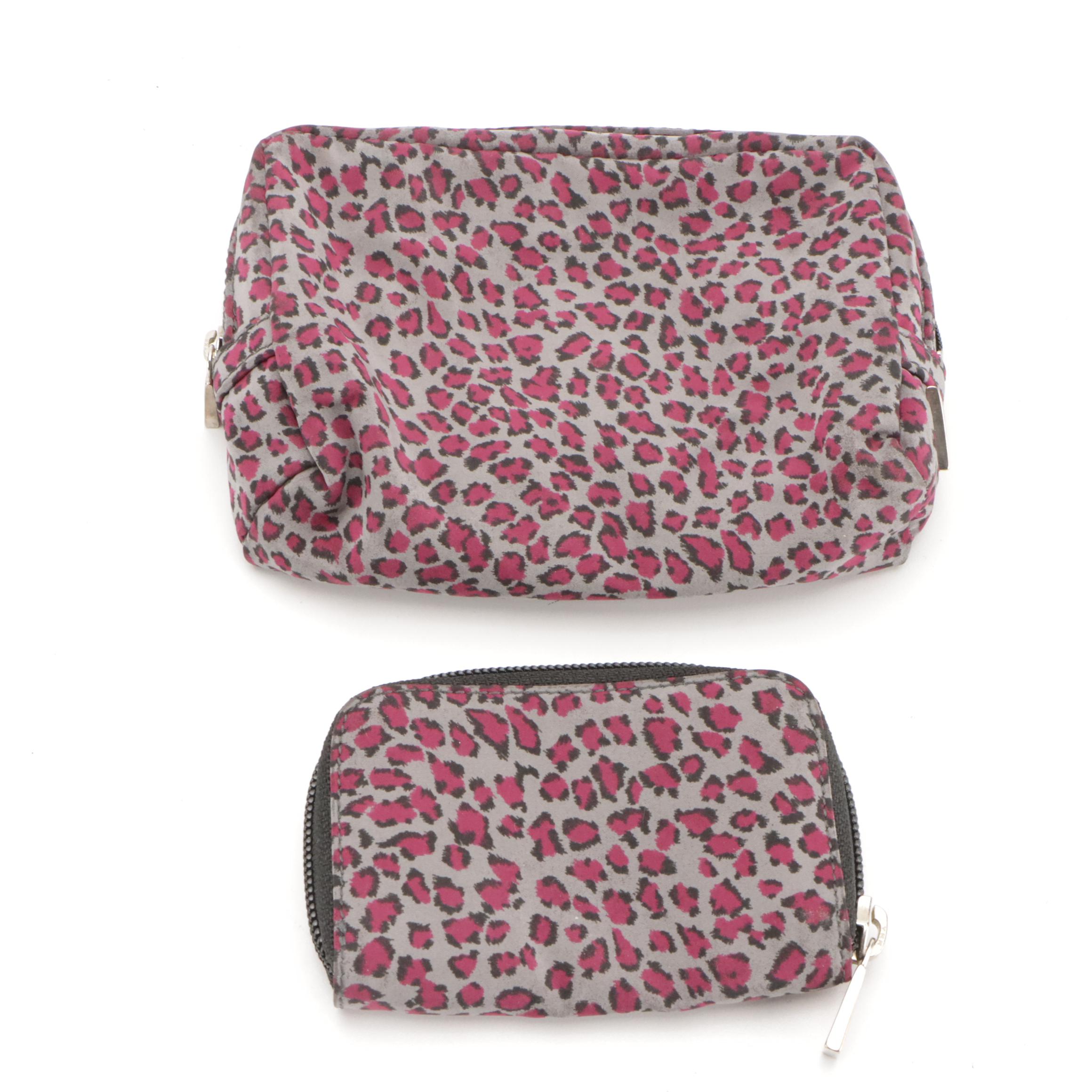 Bottega Veneta Reversible Tote and Zip Pouches in Animal Print