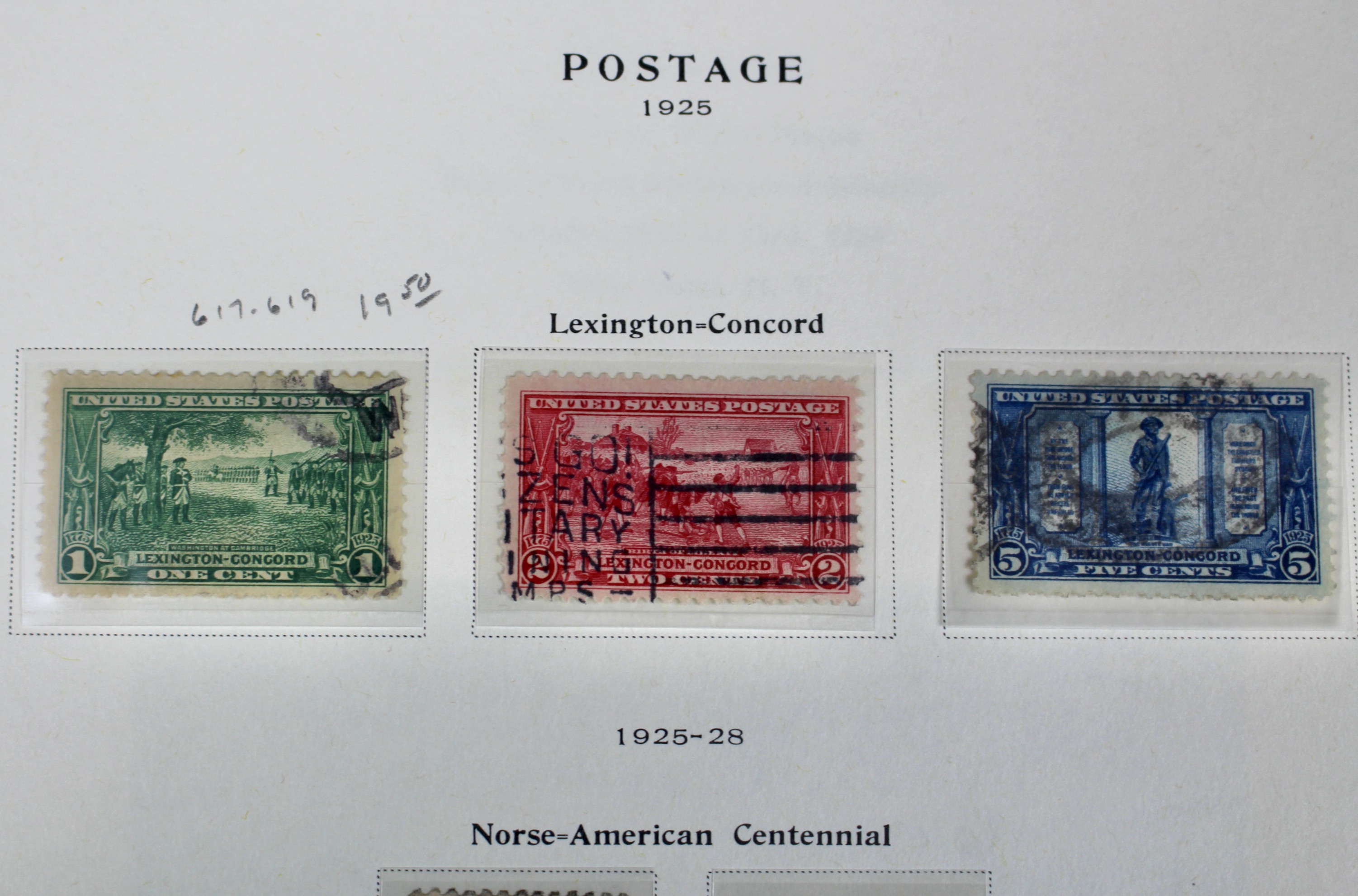U.S. Postage Stamp Collection, 1923 to 1957