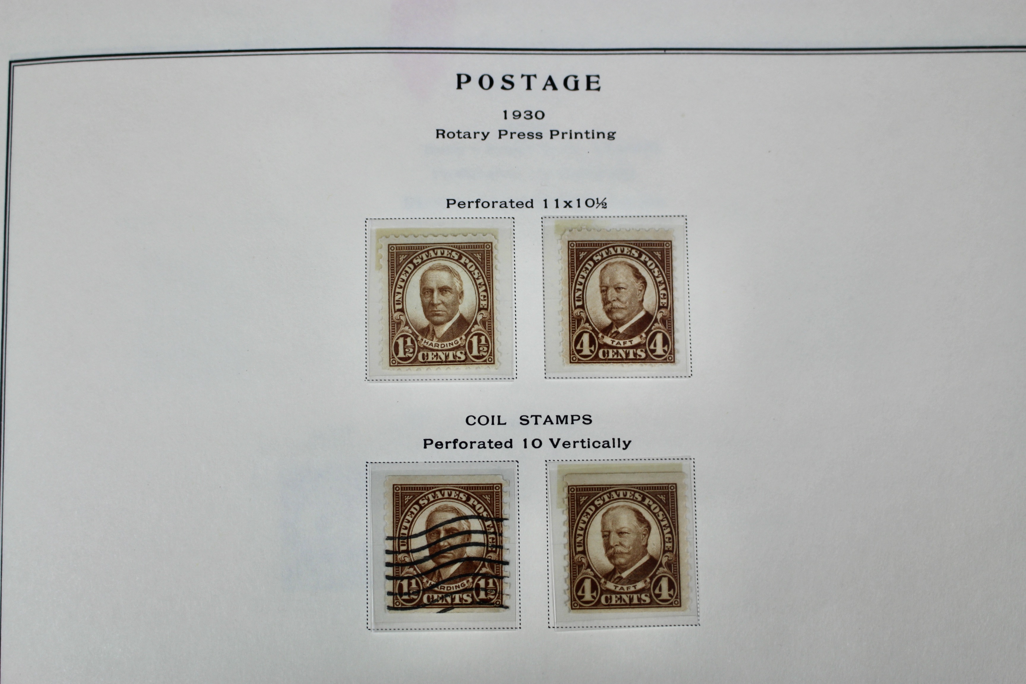 U.S. Postage Stamp Collection, 1923 to 1957