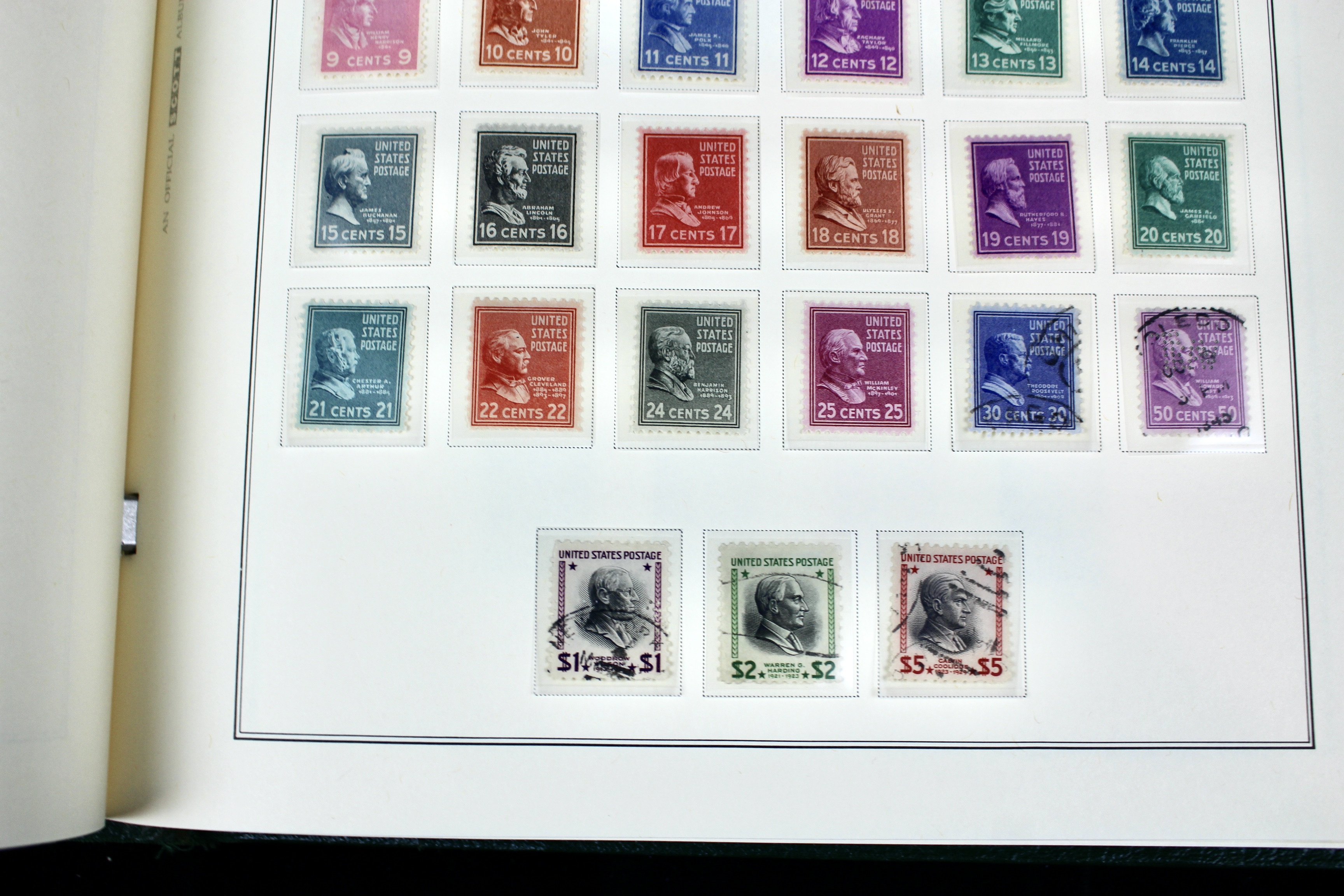 U.S. Postage Stamp Collection, 1923 to 1957