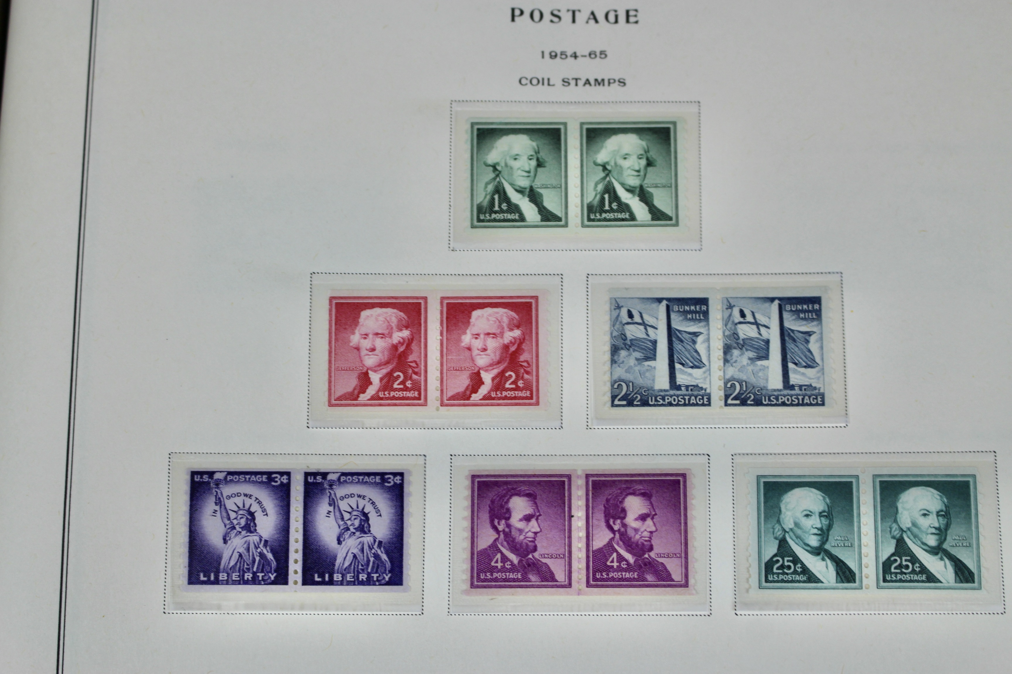 U.S. Postage Stamp Collection, 1923 to 1957