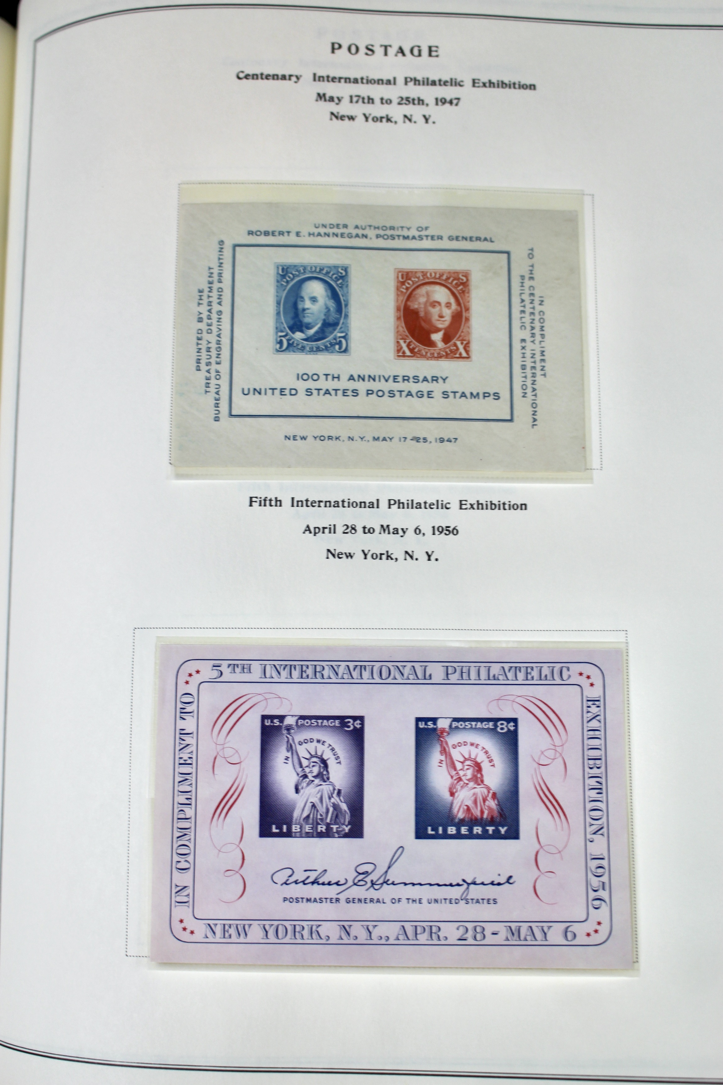 U.S. Postage Stamp Collection, 1923 to 1957
