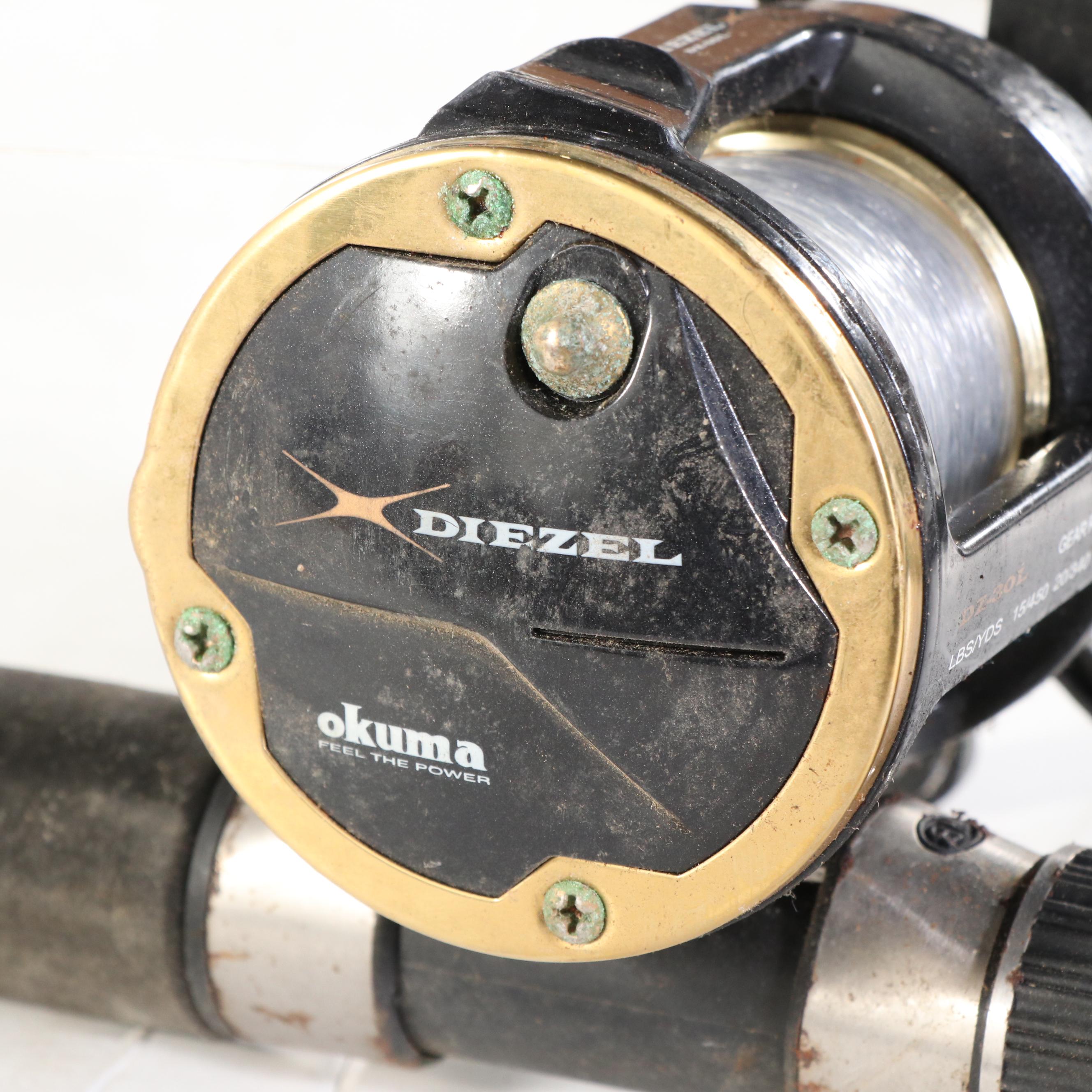 Okuma Diezel with Pinnacle Rod and Reel, Silstar Canvas Sleeve and More
