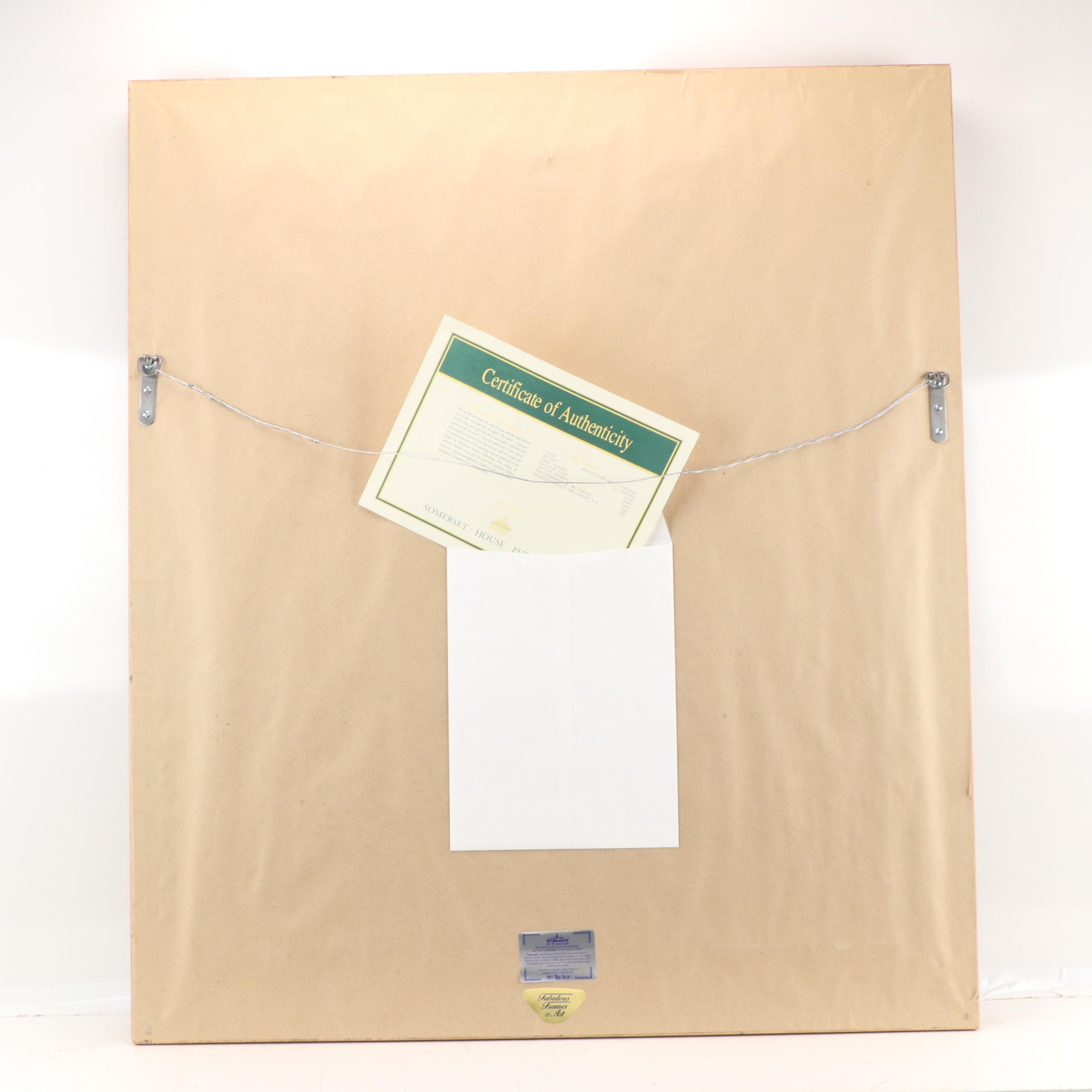 Gerald Harvey Offset Lithograph "Exhibition Day - Chicago," 1995