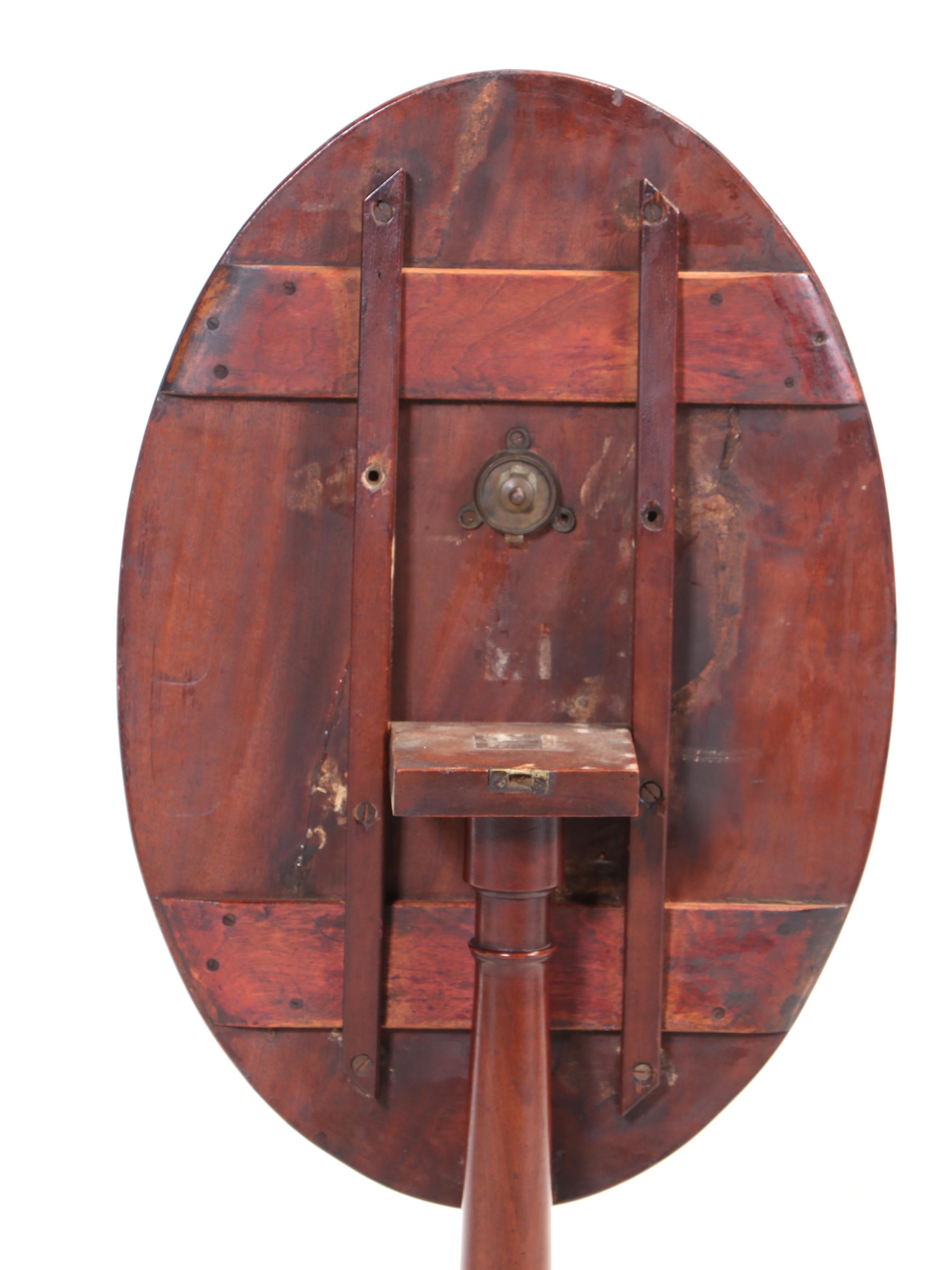 Federal Mahogany Tilt-Top Candlestand, Late 18th/Early 19th Century