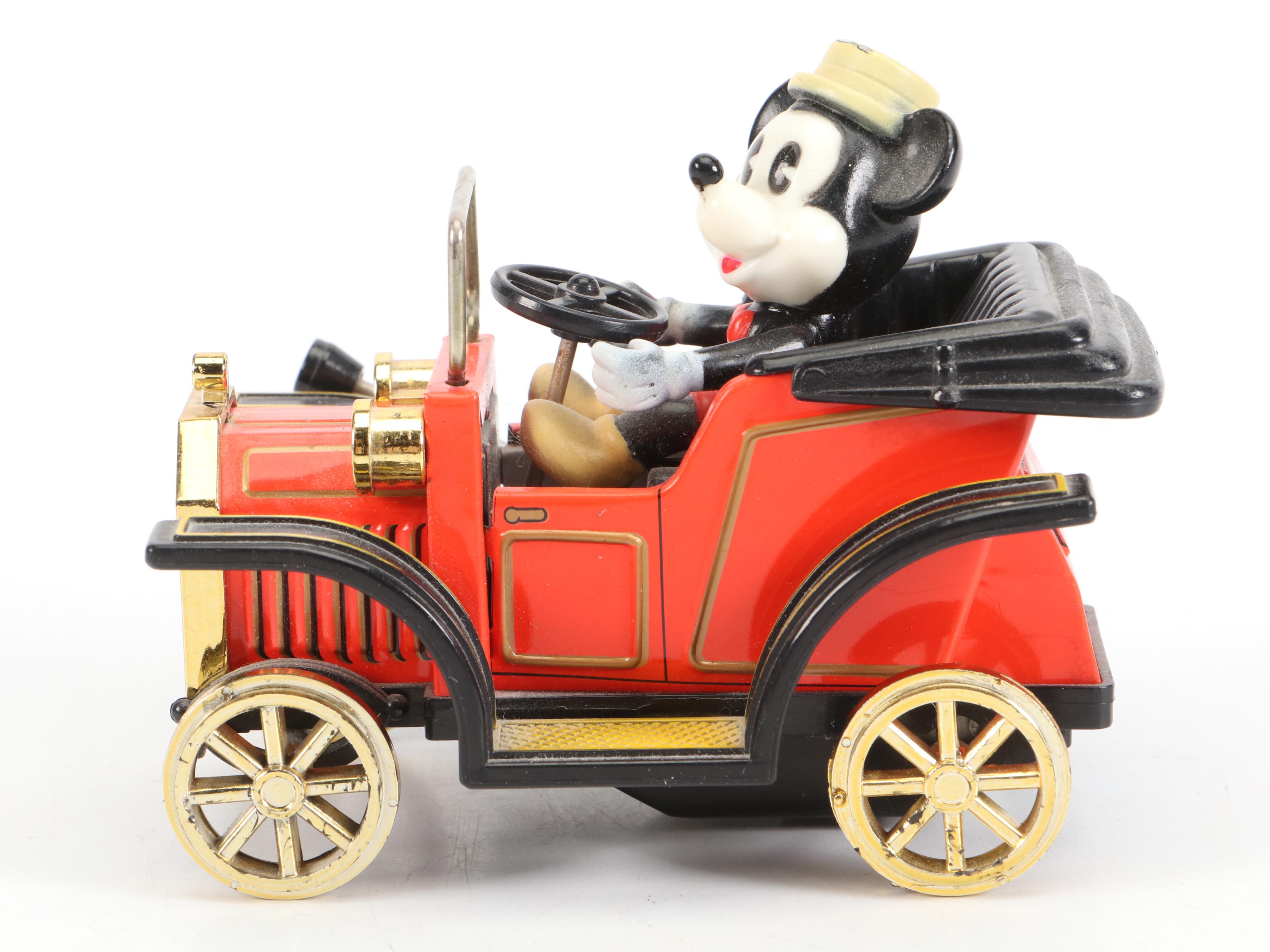 Mickey Mouse Wind-Up Car by Masudaya Corp., 1981