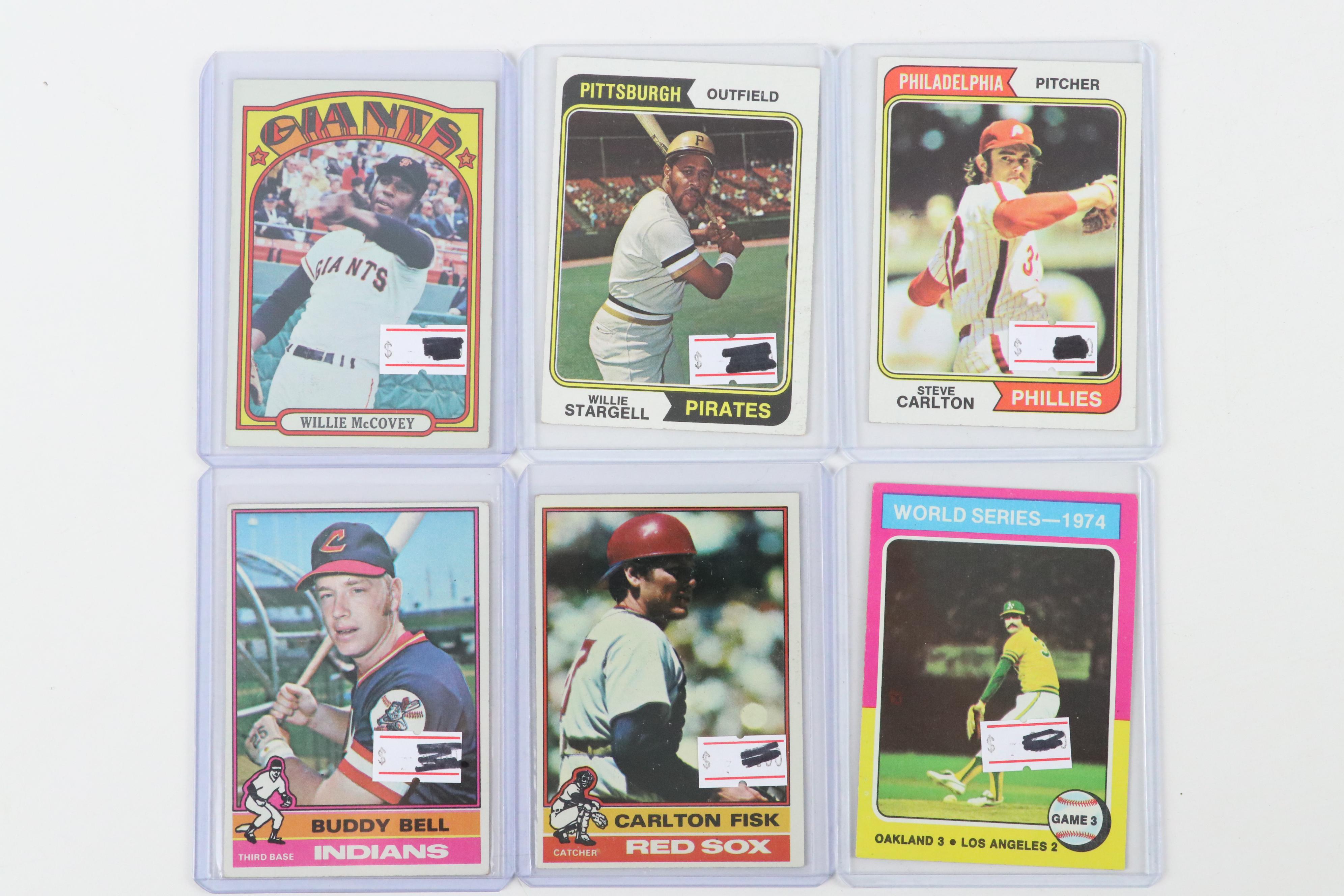 Topps Baseball Cards Featuring Gary Carter Rookie and More, 1960s–1970s
