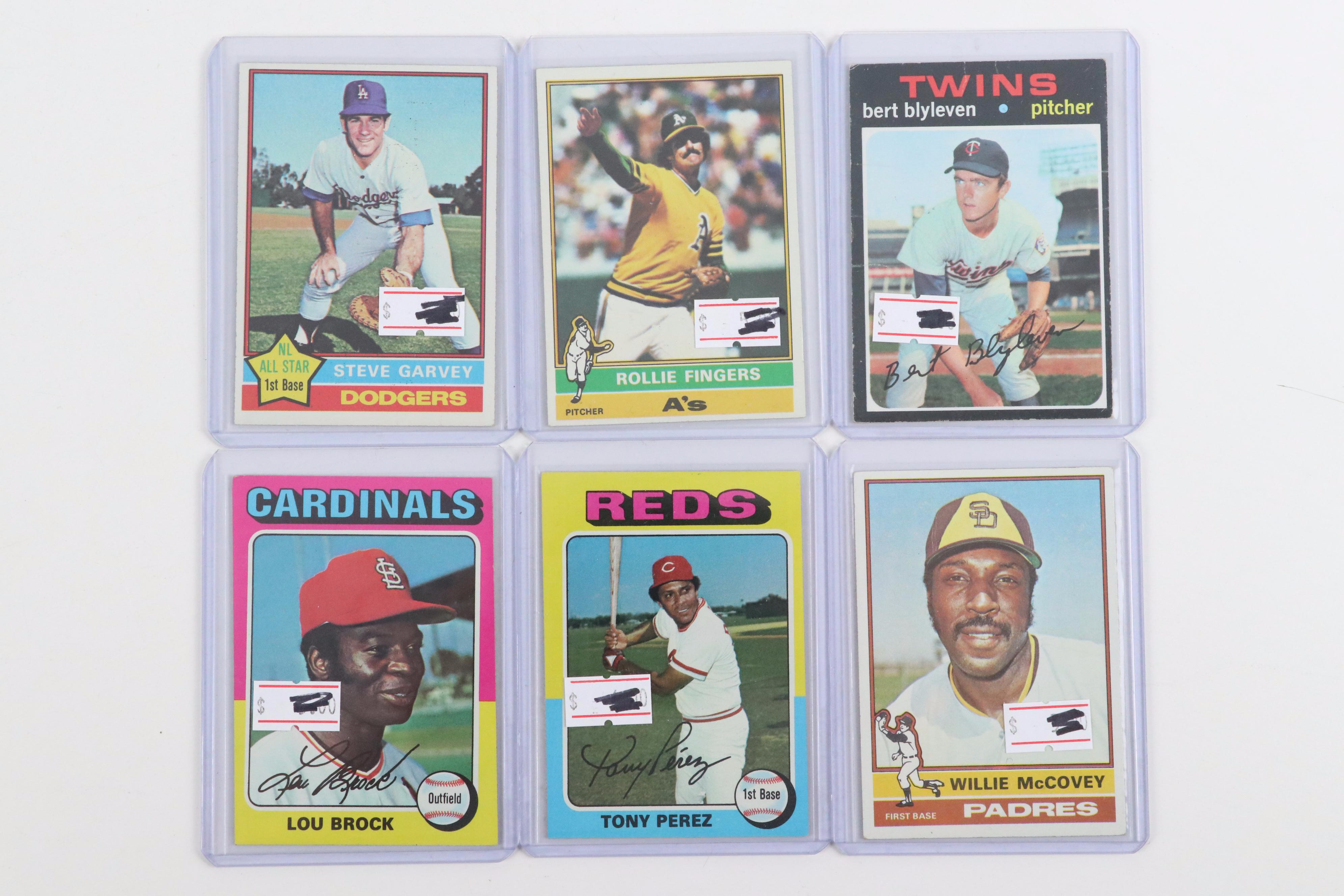 Topps Baseball Cards Featuring Gary Carter Rookie and More, 1960s–1970s