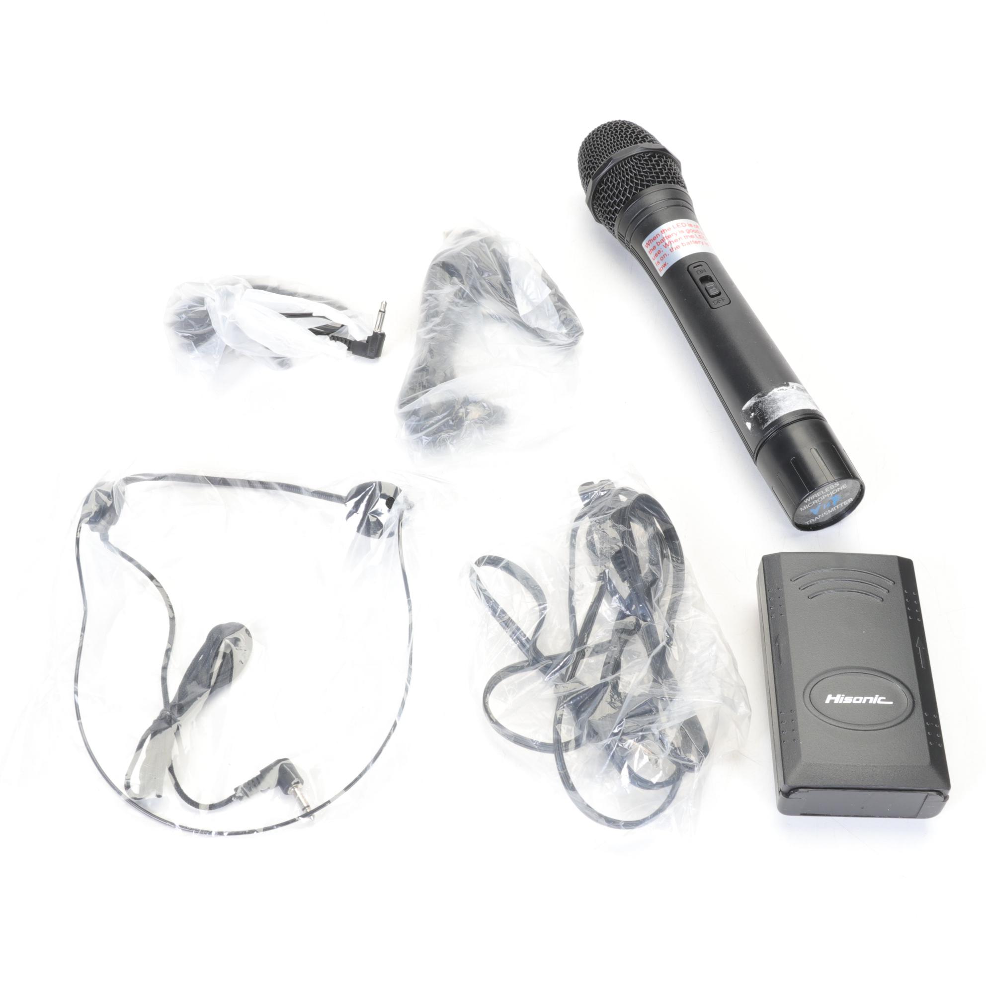 Hisonic Portable Wireless PA System and Other Equipment