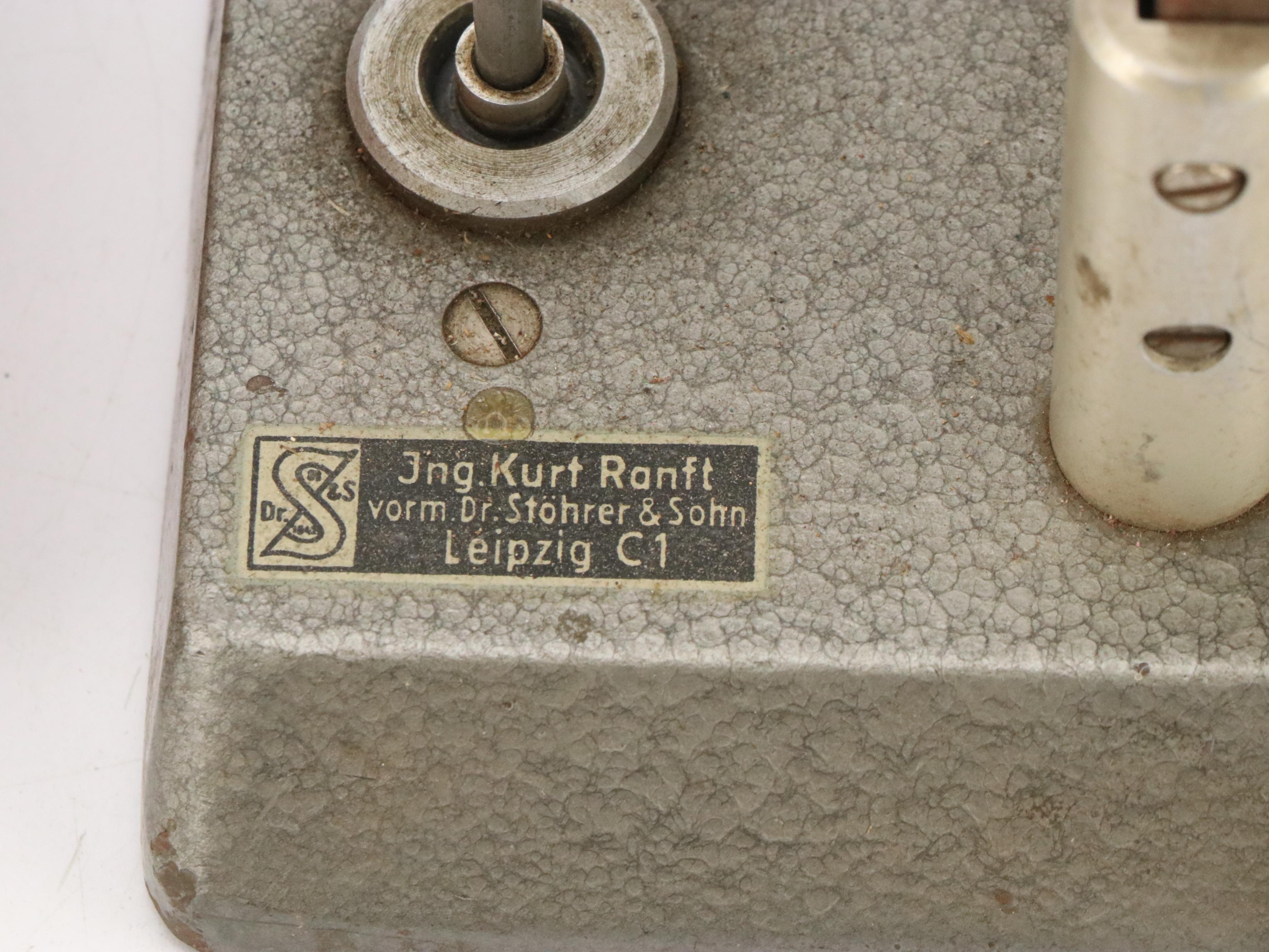 Dr. Stohrer & Sohn Model Electrostatic Generator with Tuning Fork