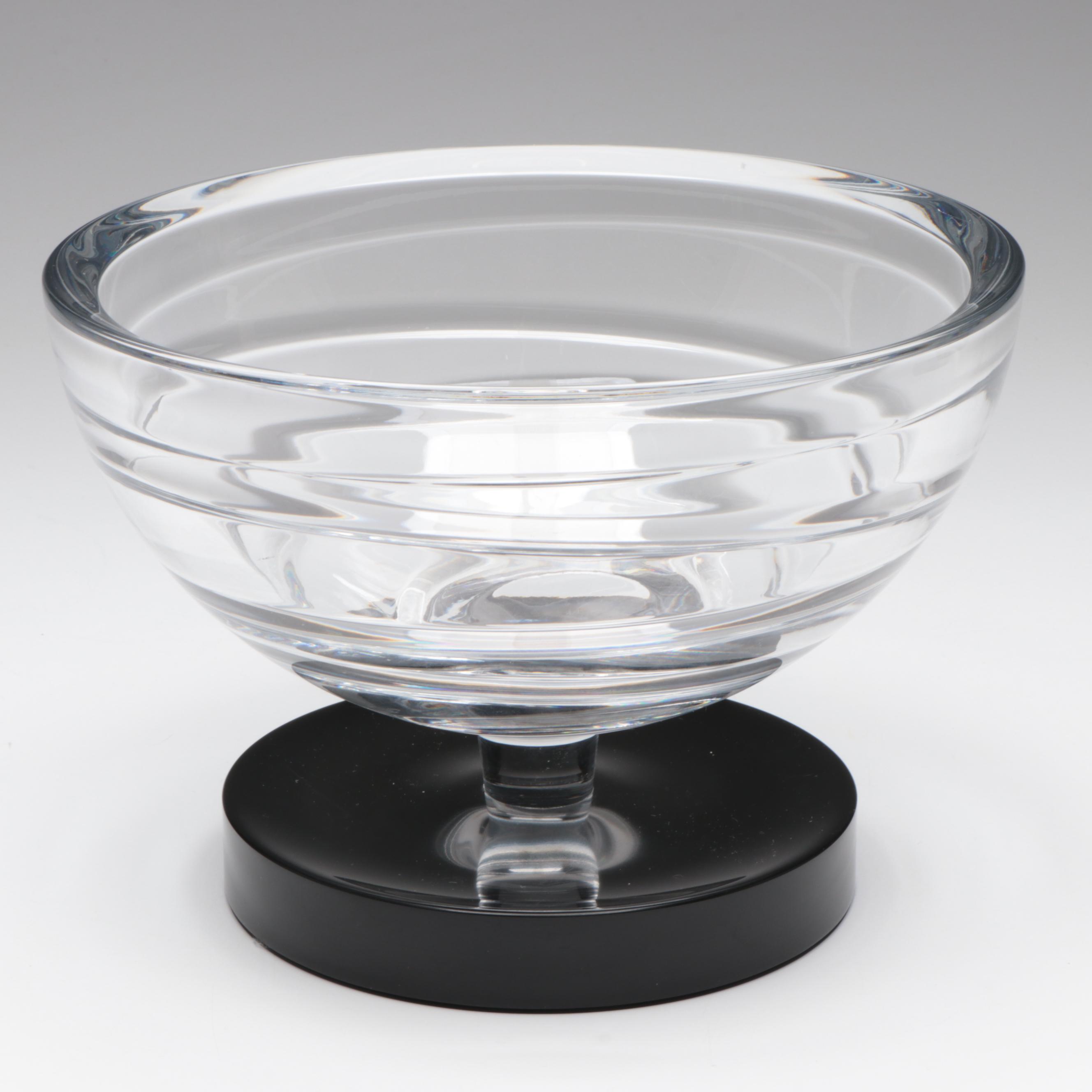 Baccarat "Hypnos" Crystal Bowl with Stand