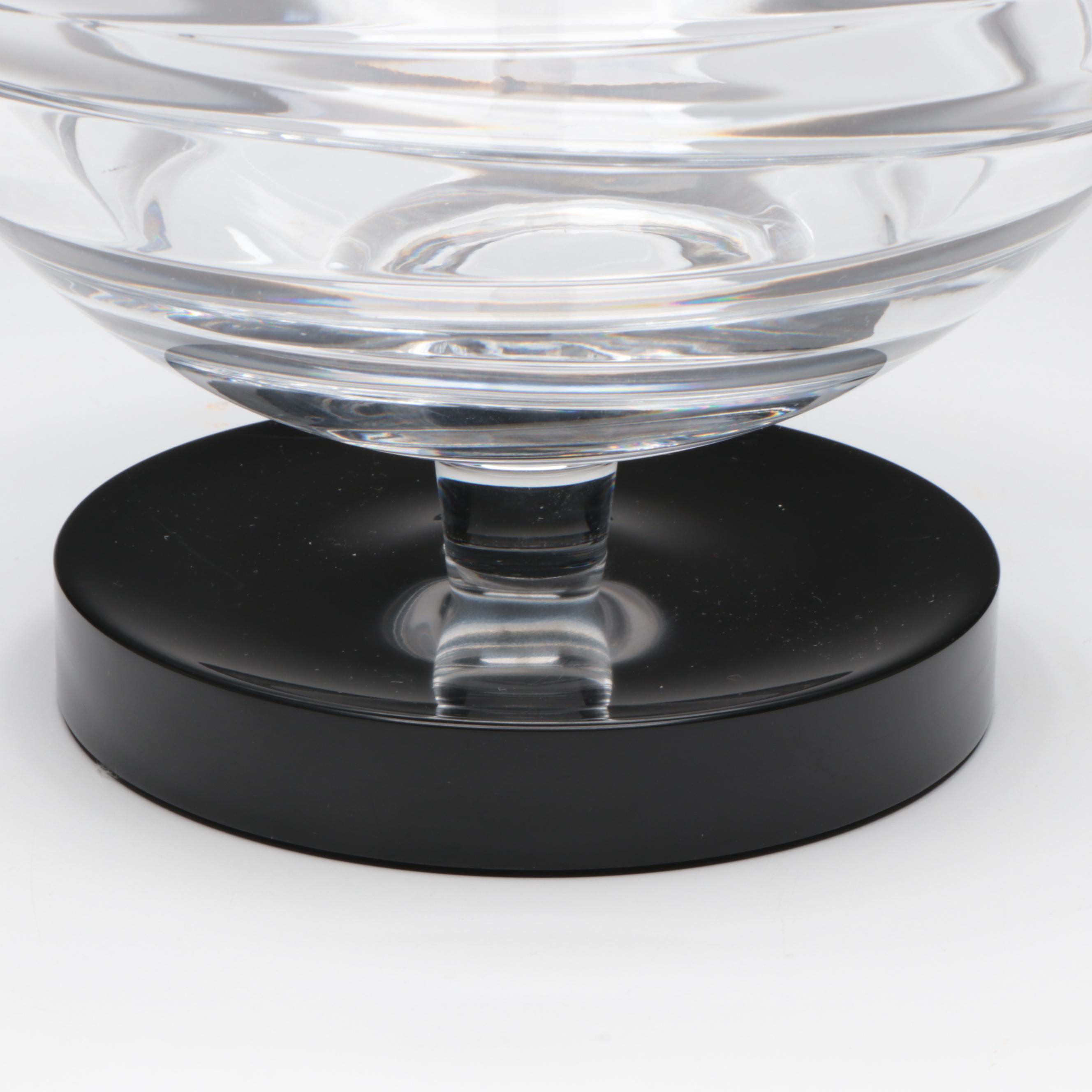 Baccarat "Hypnos" Crystal Bowl with Stand