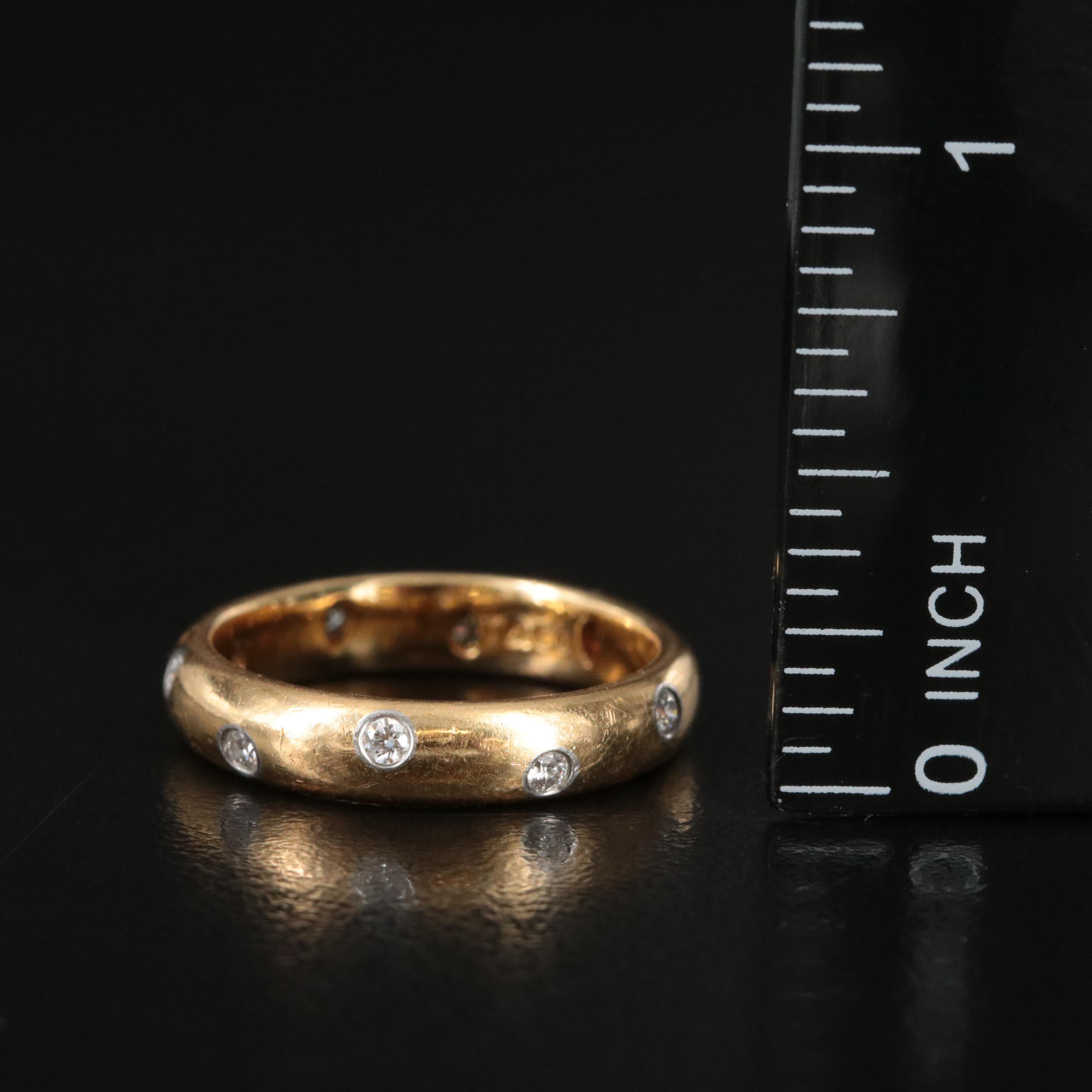 Tiffany & Co. Etoile 18K 0.25 CTW Diamond Band