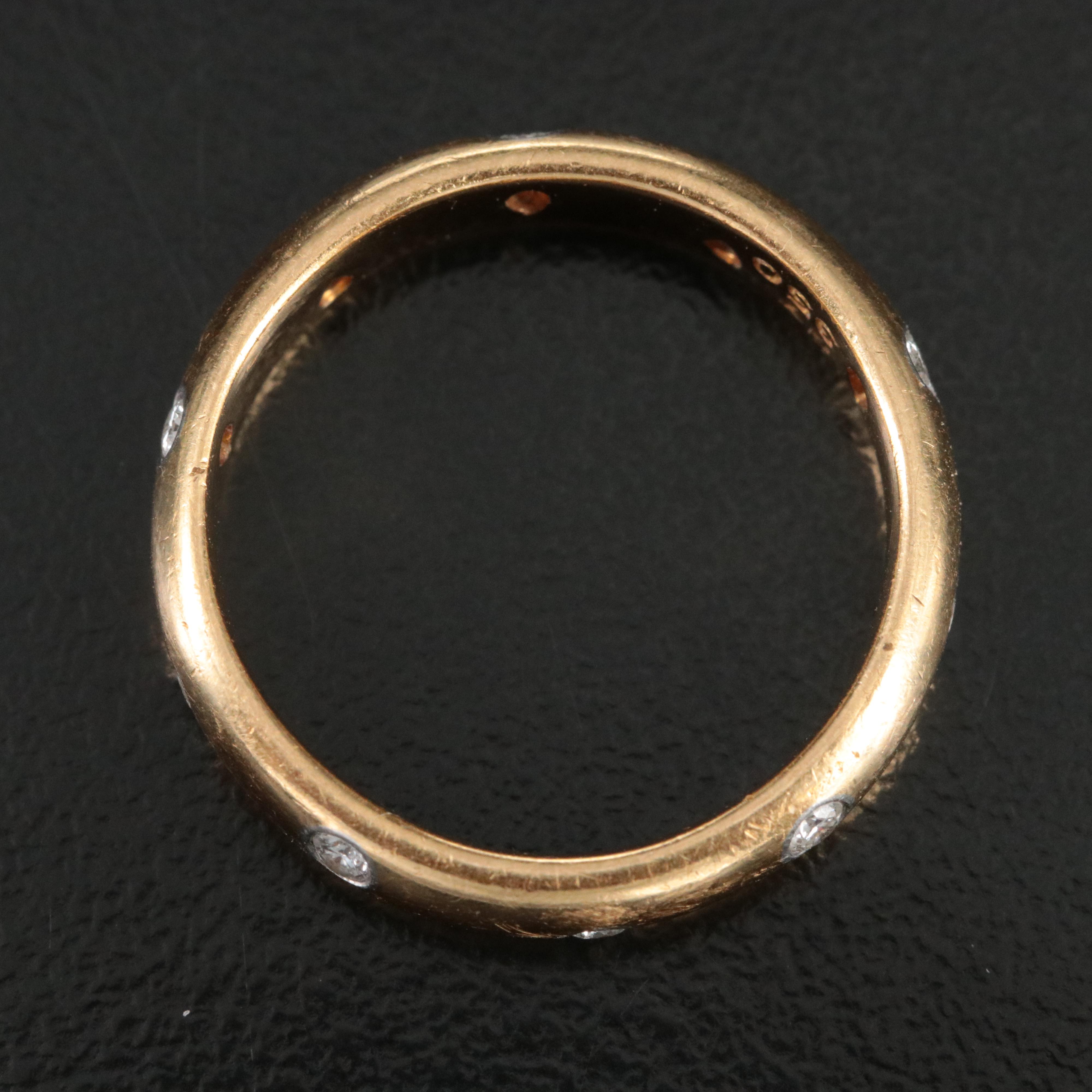 Tiffany & Co. Etoile 18K 0.25 CTW Diamond Band