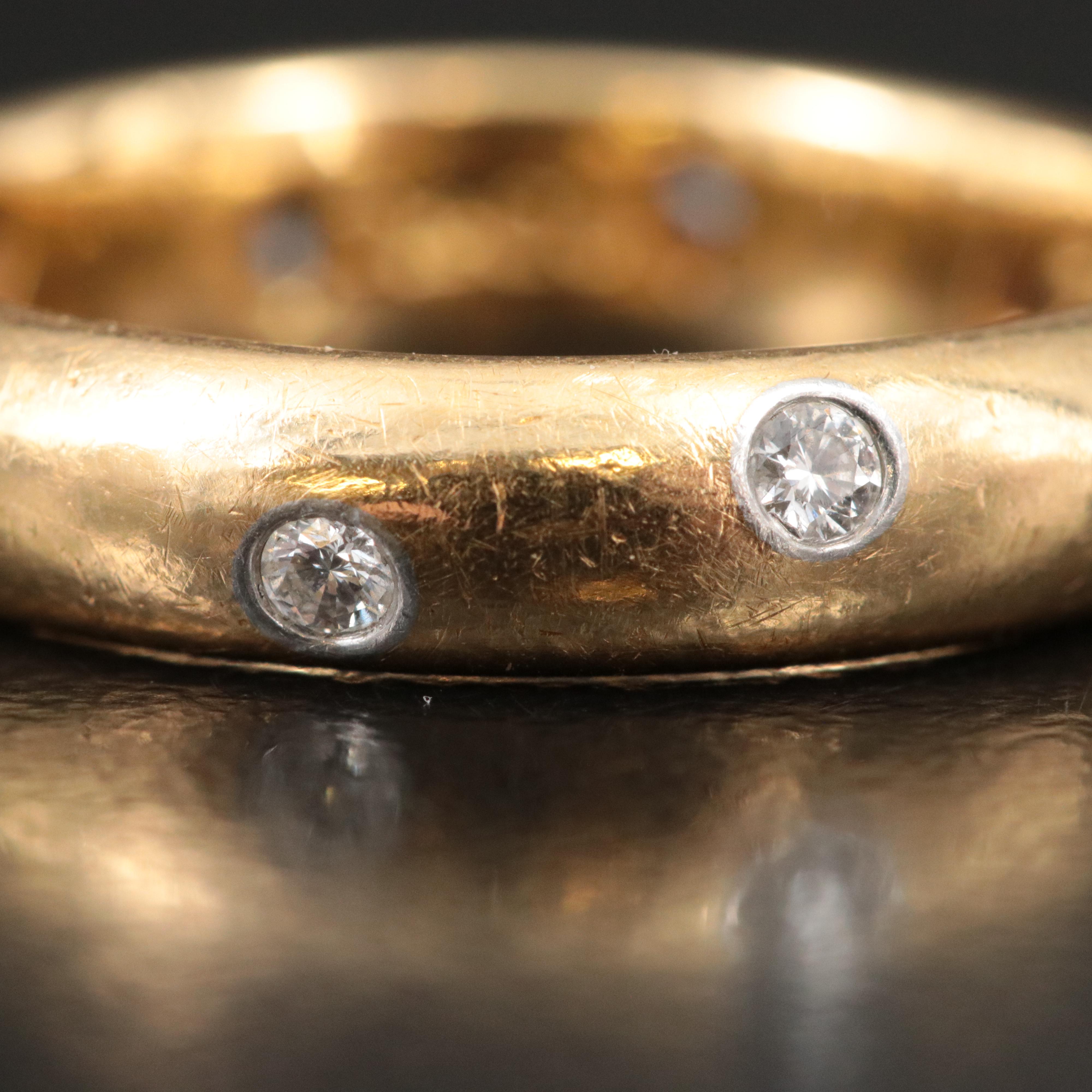 Tiffany & Co. Etoile 18K 0.25 CTW Diamond Band