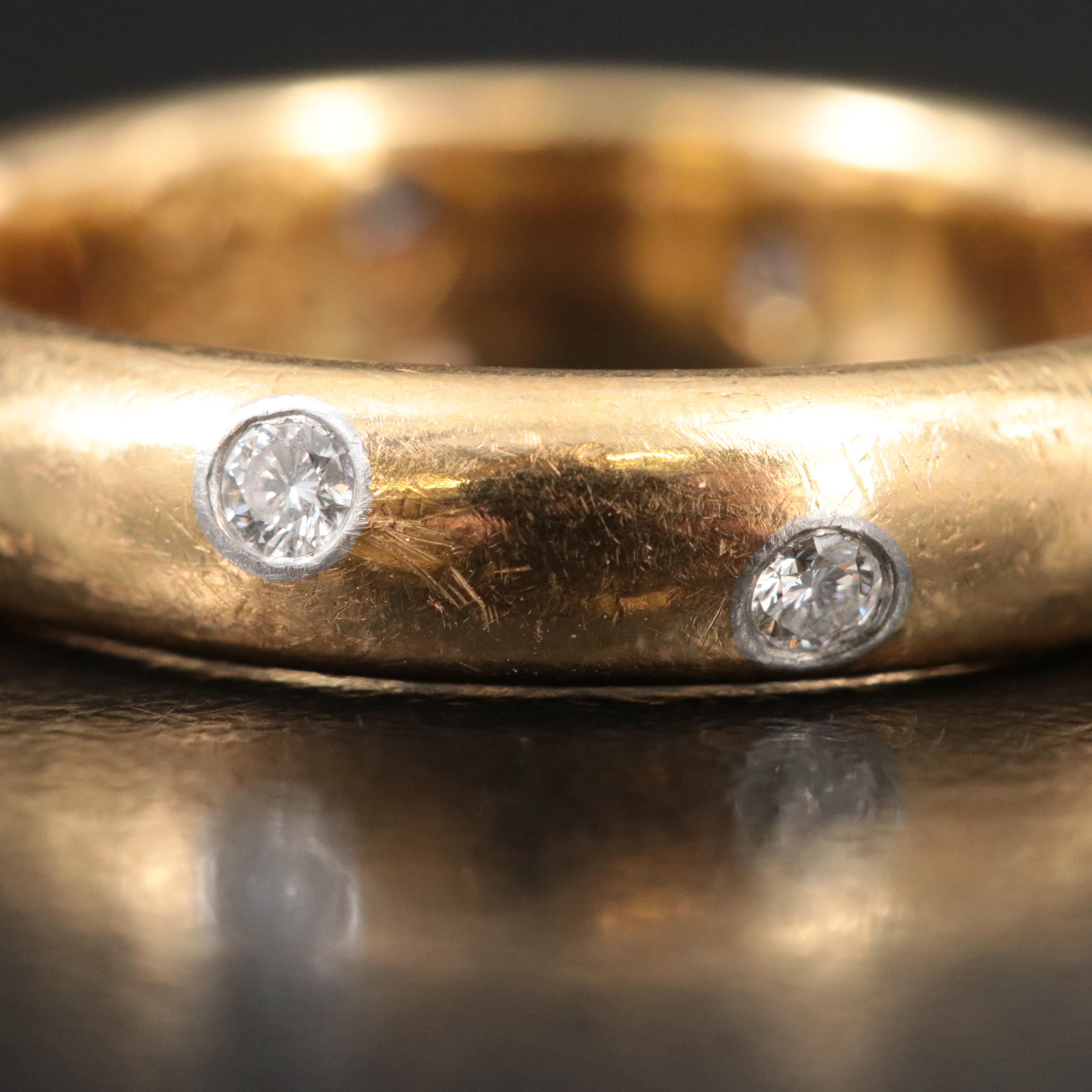 Tiffany & Co. Etoile 18K 0.25 CTW Diamond Band