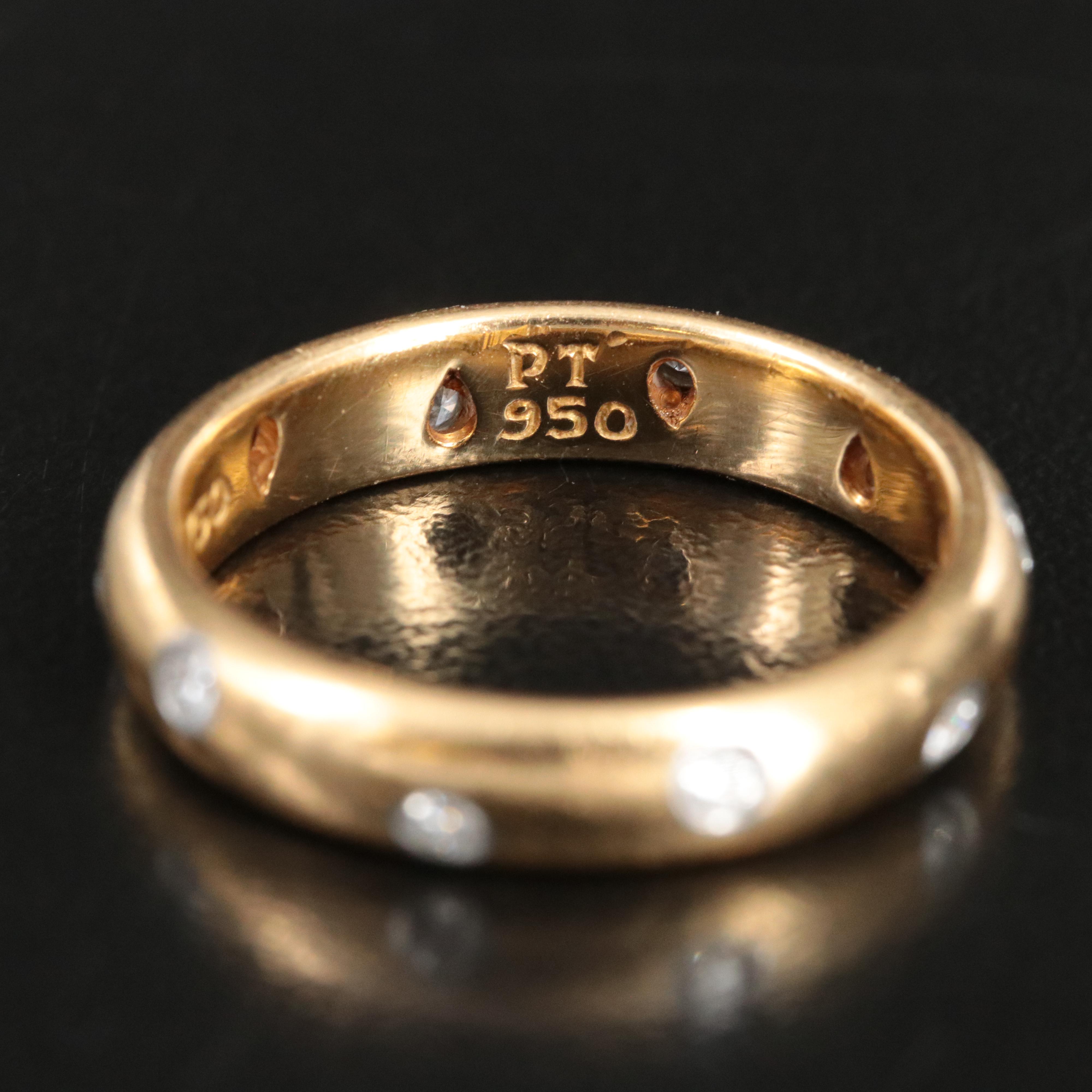 Tiffany & Co. Etoile 18K 0.25 CTW Diamond Band