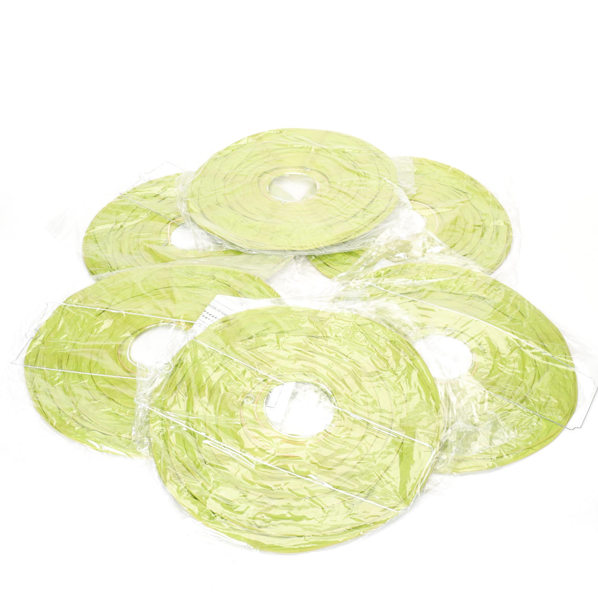 Japanese Bamboo Paper Hanging Lanterns With Assembly Instructions