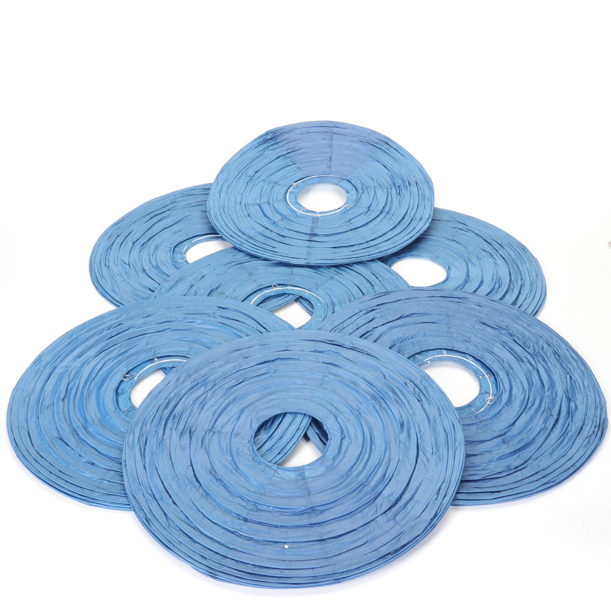 Japanese Bamboo Paper Hanging Lanterns With Assembly Instructions