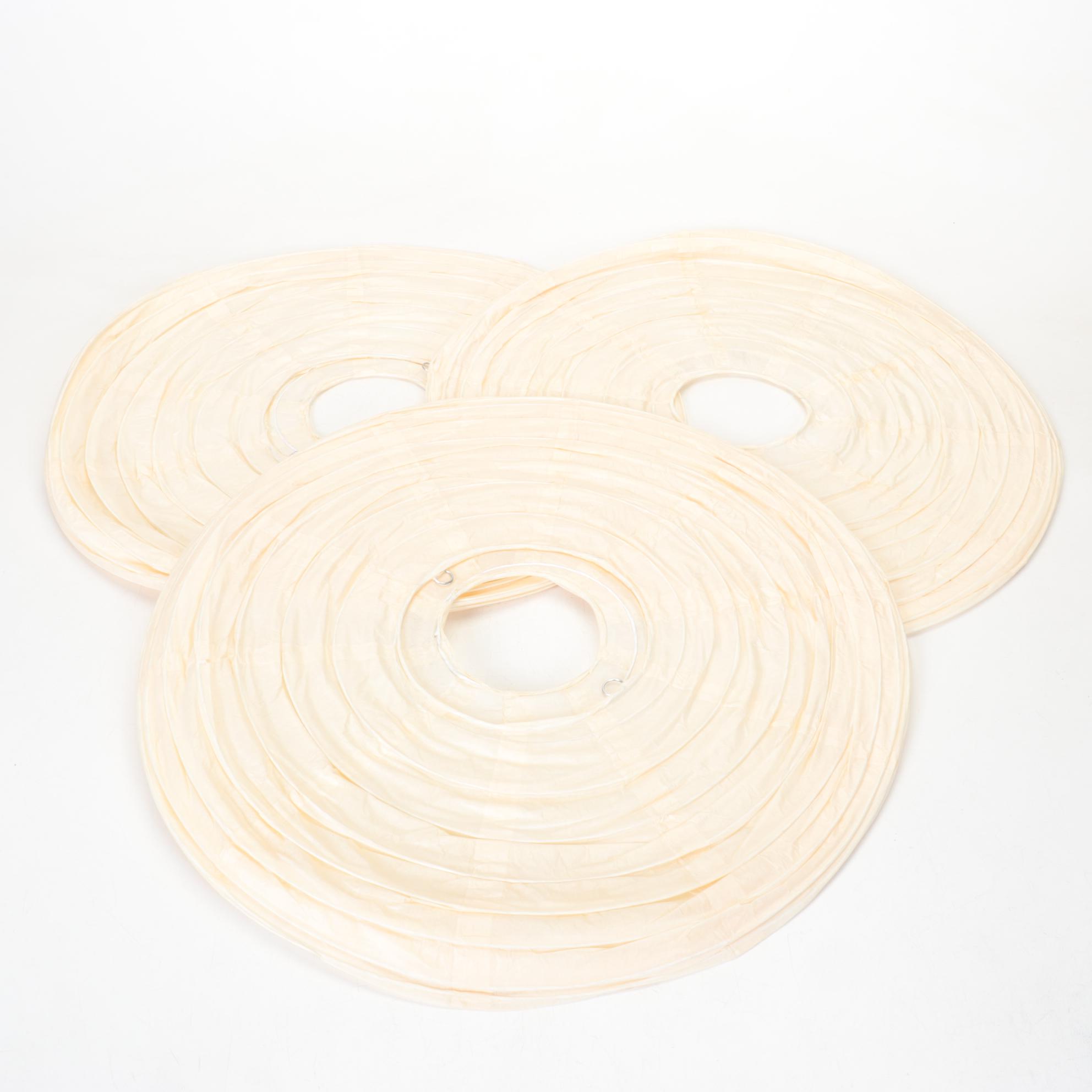 Japanese Bamboo Paper Hanging Lanterns With Assembly Instructions