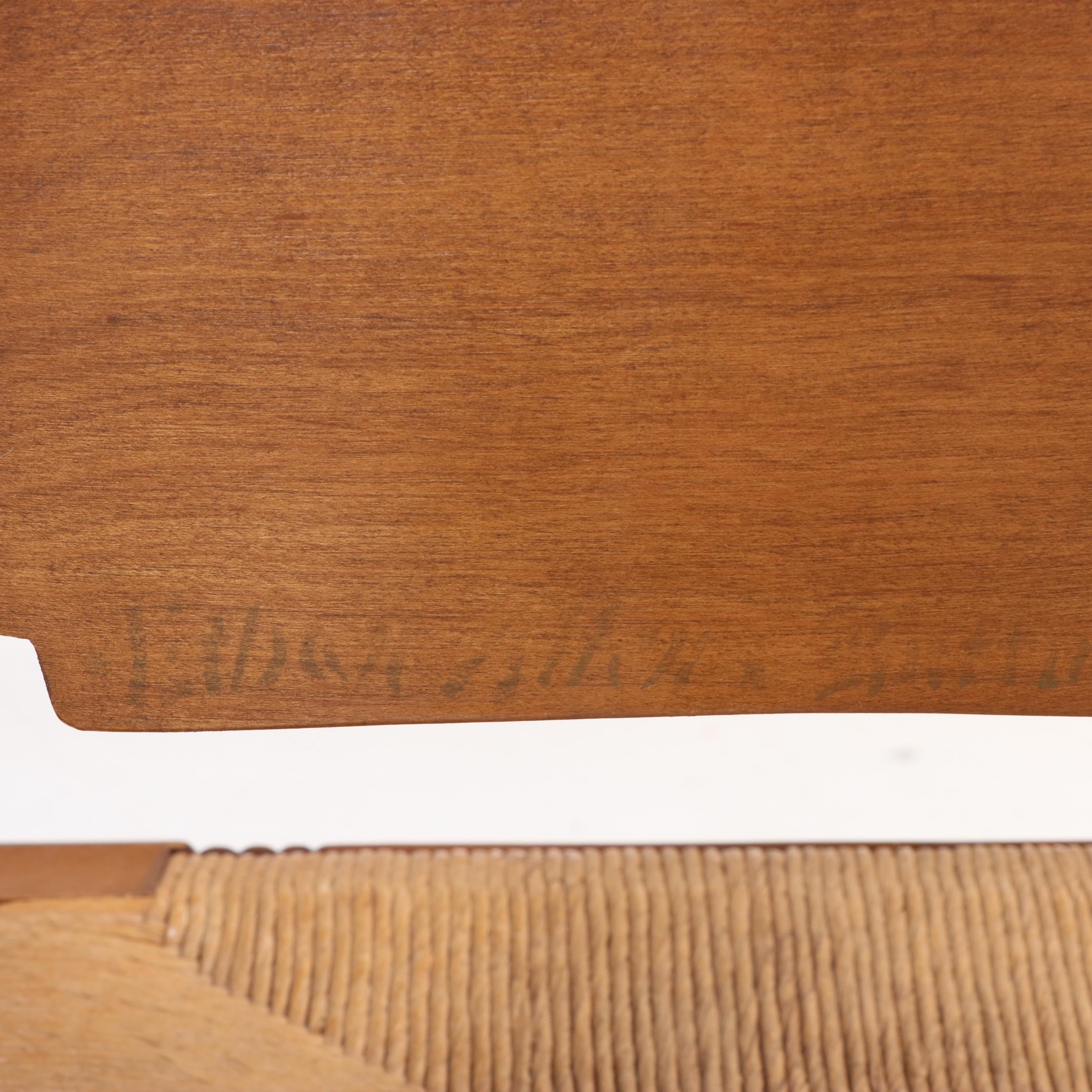 Ethan Allen Queen Anne Style Maple Side Table and Gilt-Stenciled Side Chair