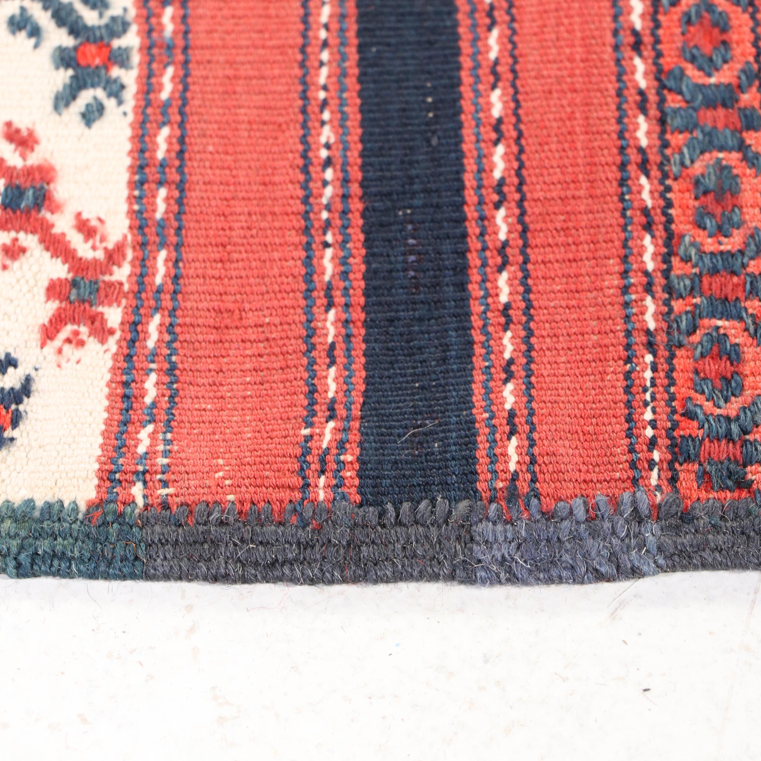 5'2 x 9' Handwoven Moroccan Zemmour Kilim Area Rug