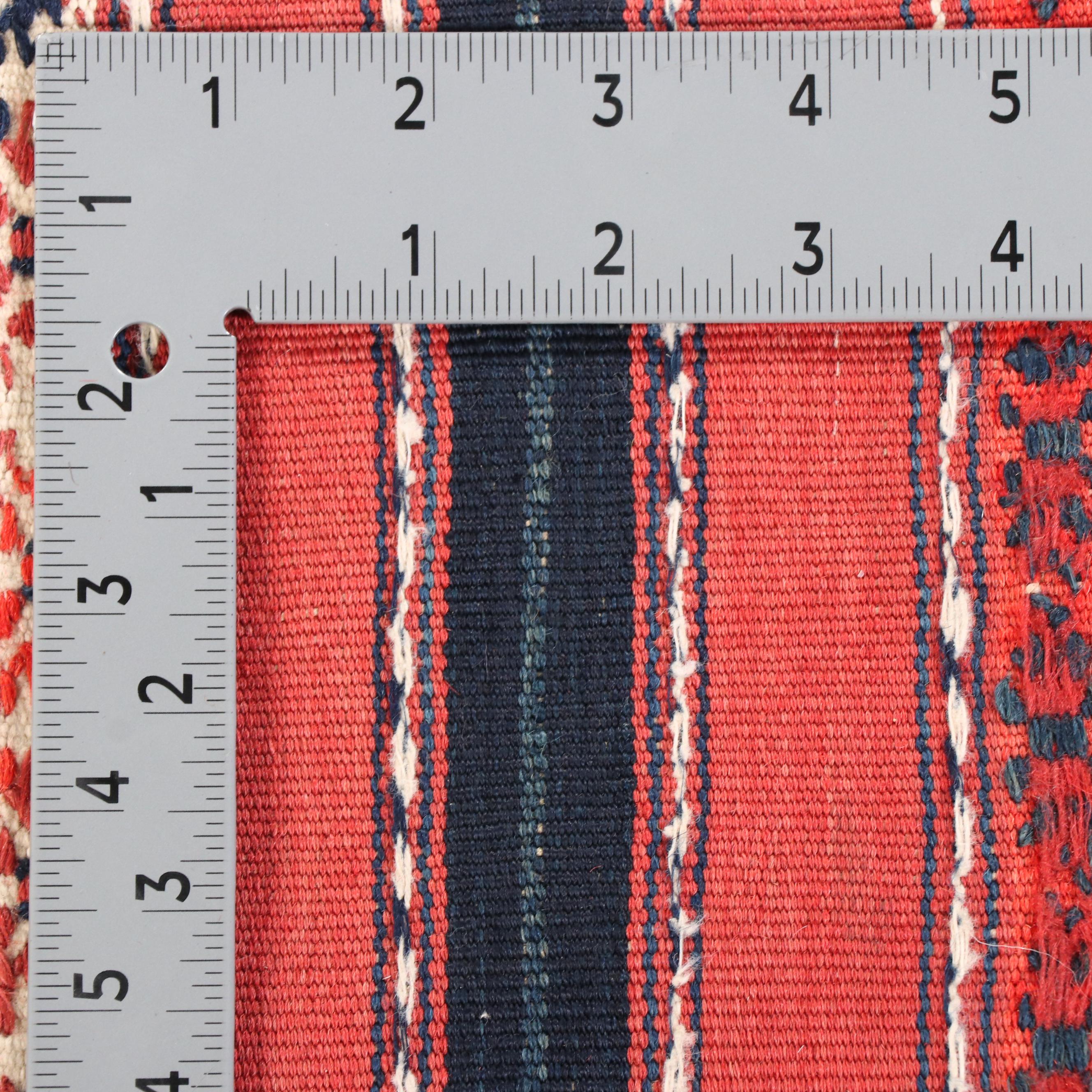 5'2 x 9' Handwoven Moroccan Zemmour Kilim Area Rug