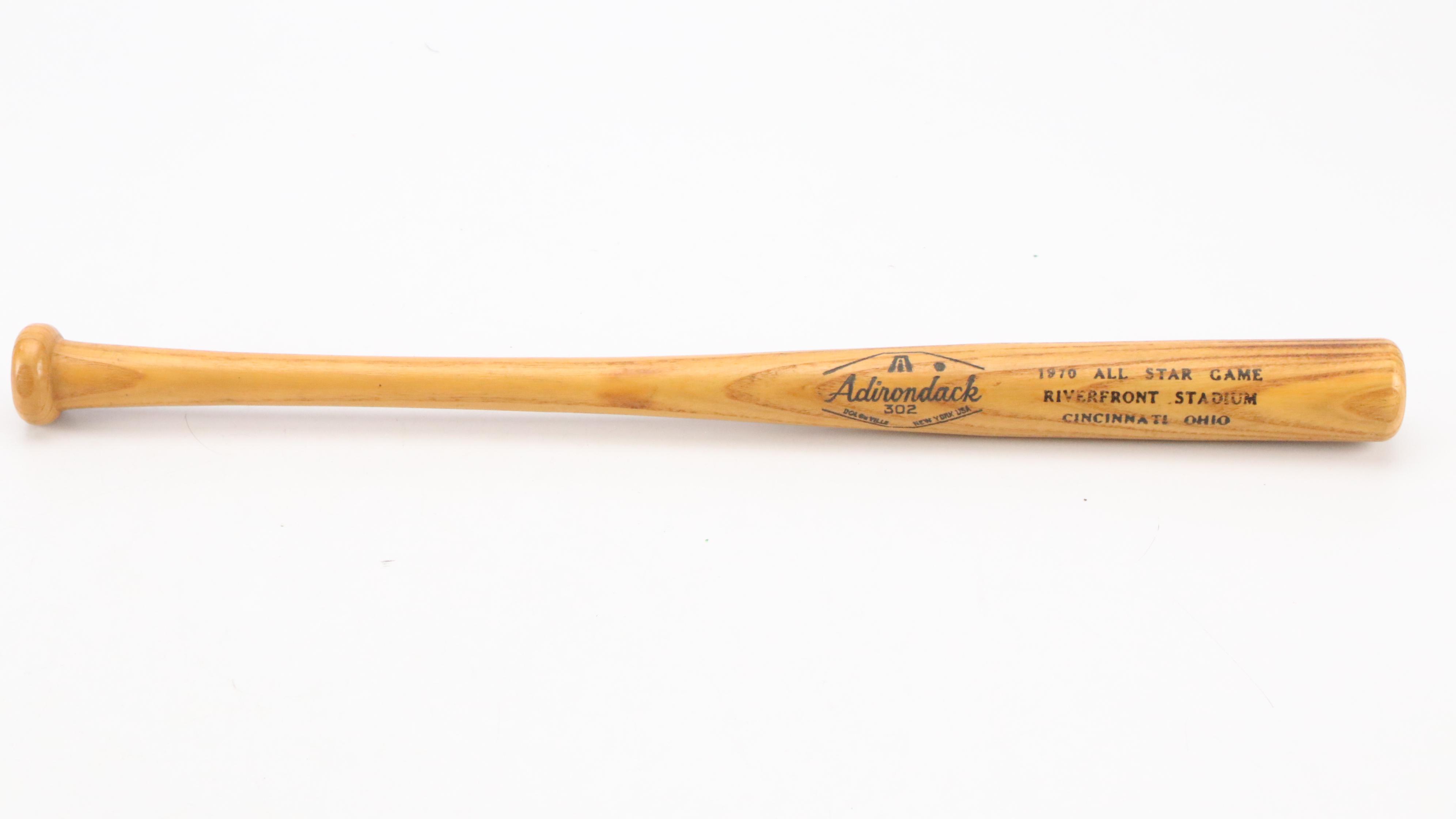 1970 World Series and All-Star Game Ticket Stubs with Mini Bat and More