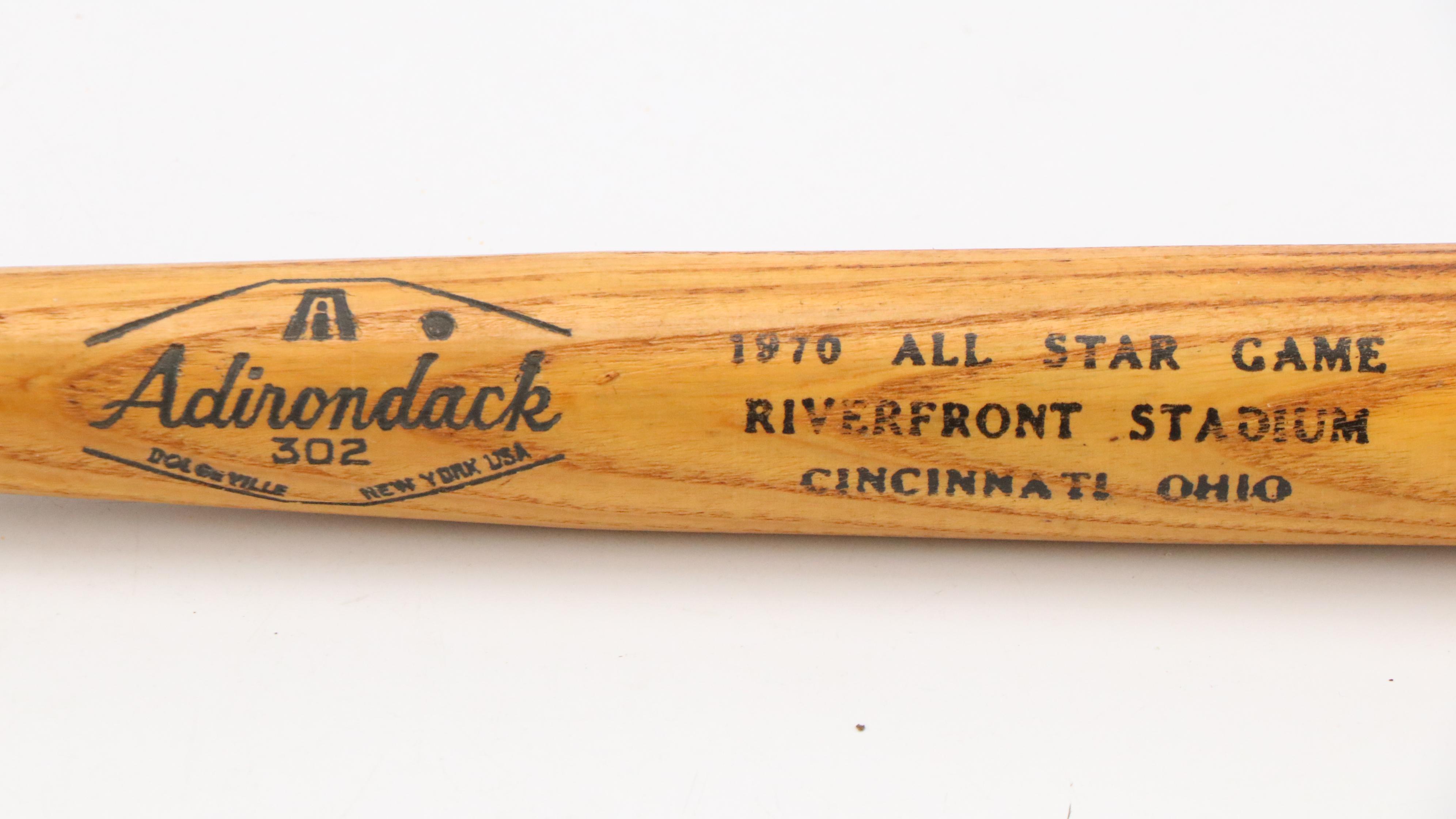 1970 World Series and All-Star Game Ticket Stubs with Mini Bat and More