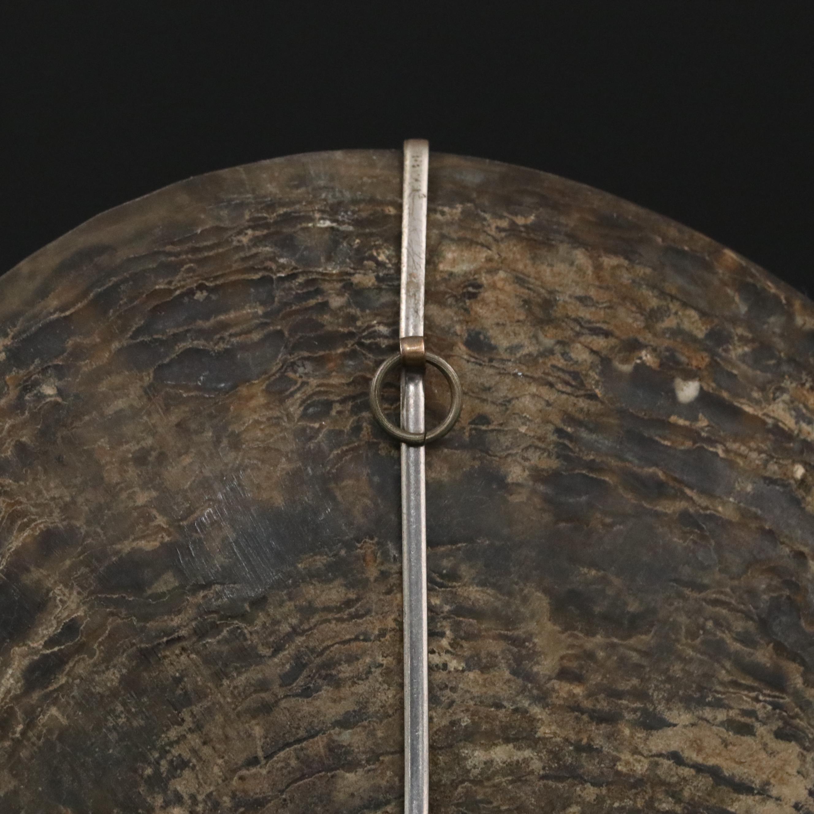 Antique Carved Abalone Shell of Fisherwoman, Late 19th Century