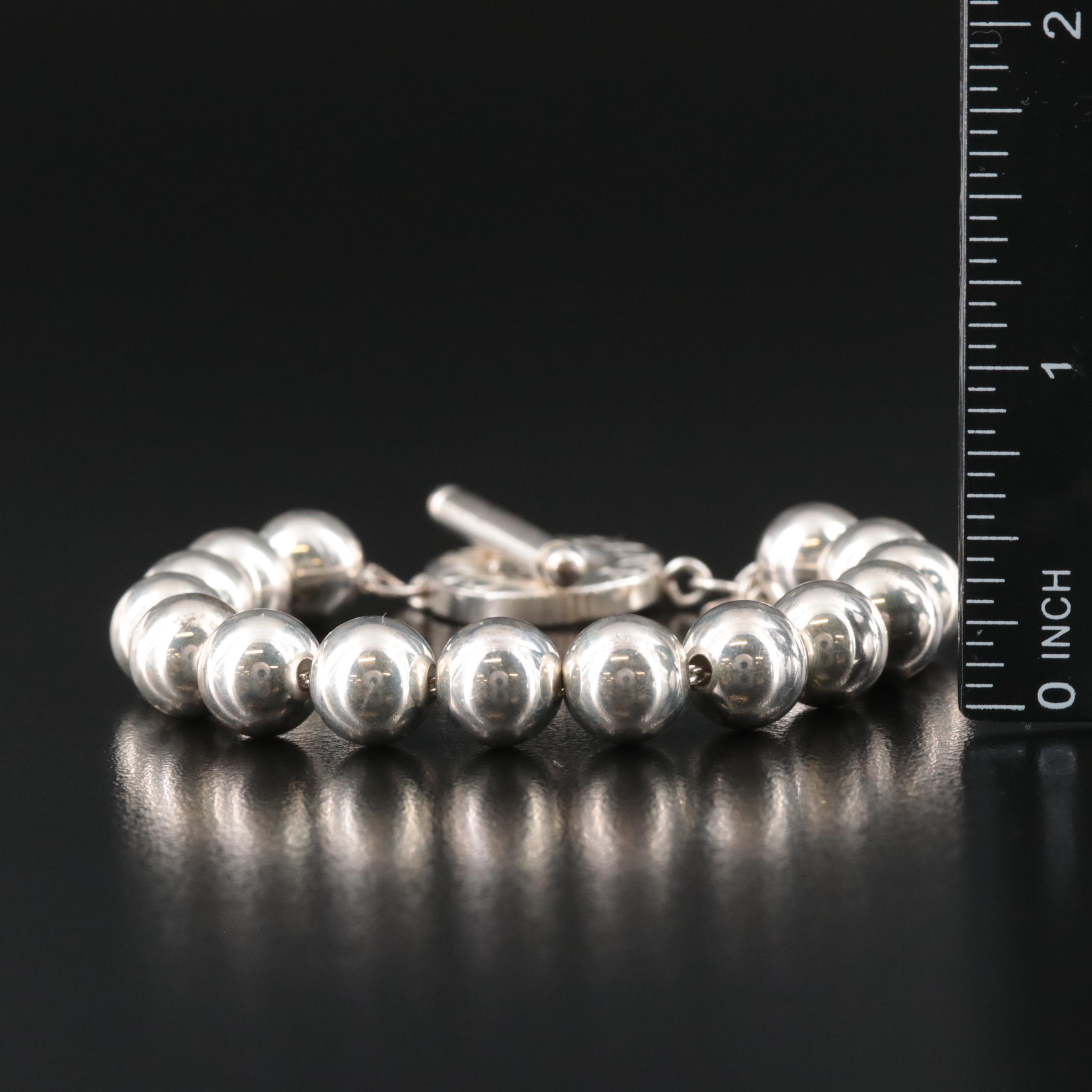 Tiffany & Co. HardWear Sterling Ball Bracelet with Toggle Clasp