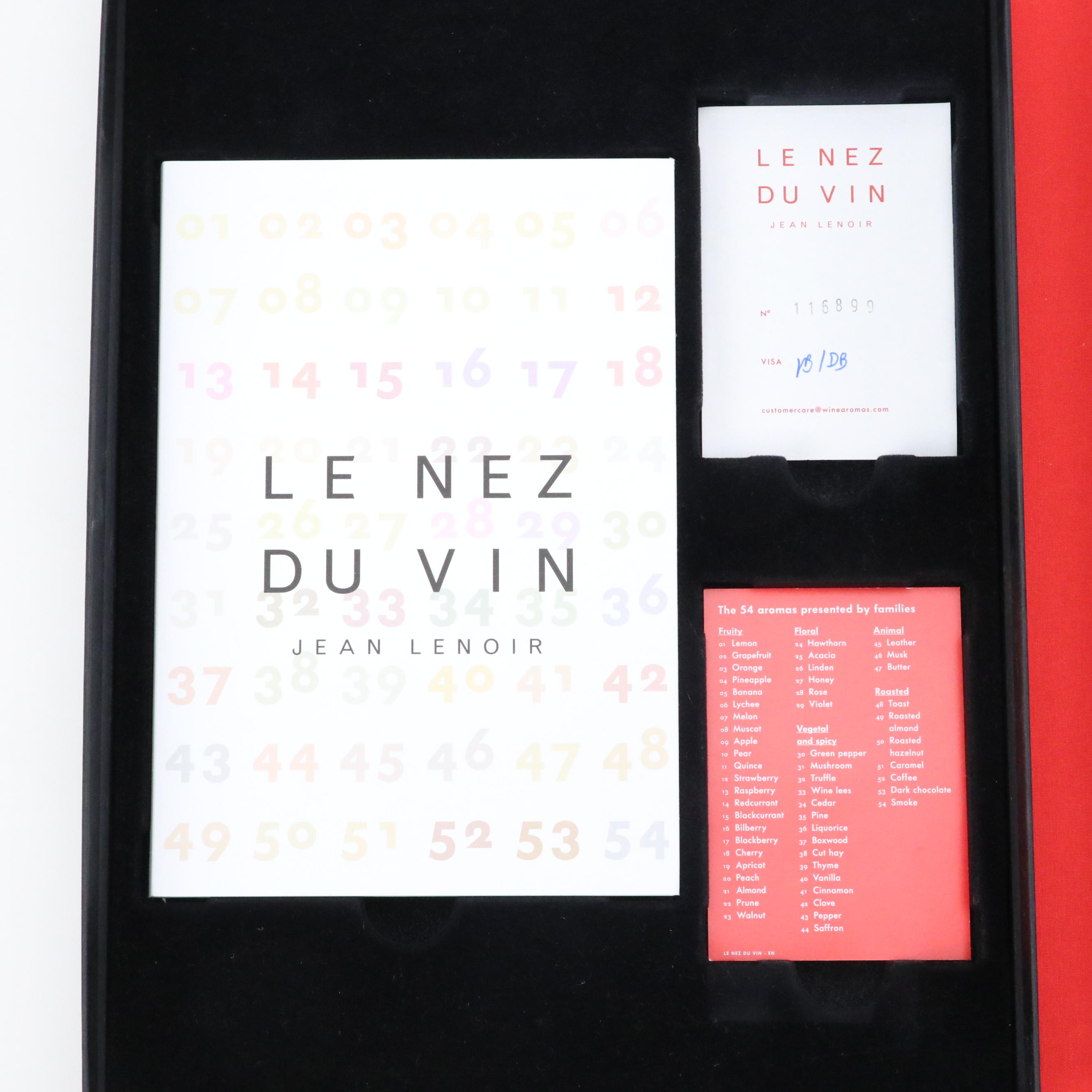 "Le nez du vin" by Jean Lenoir 54 Wine Aroma Master Kit