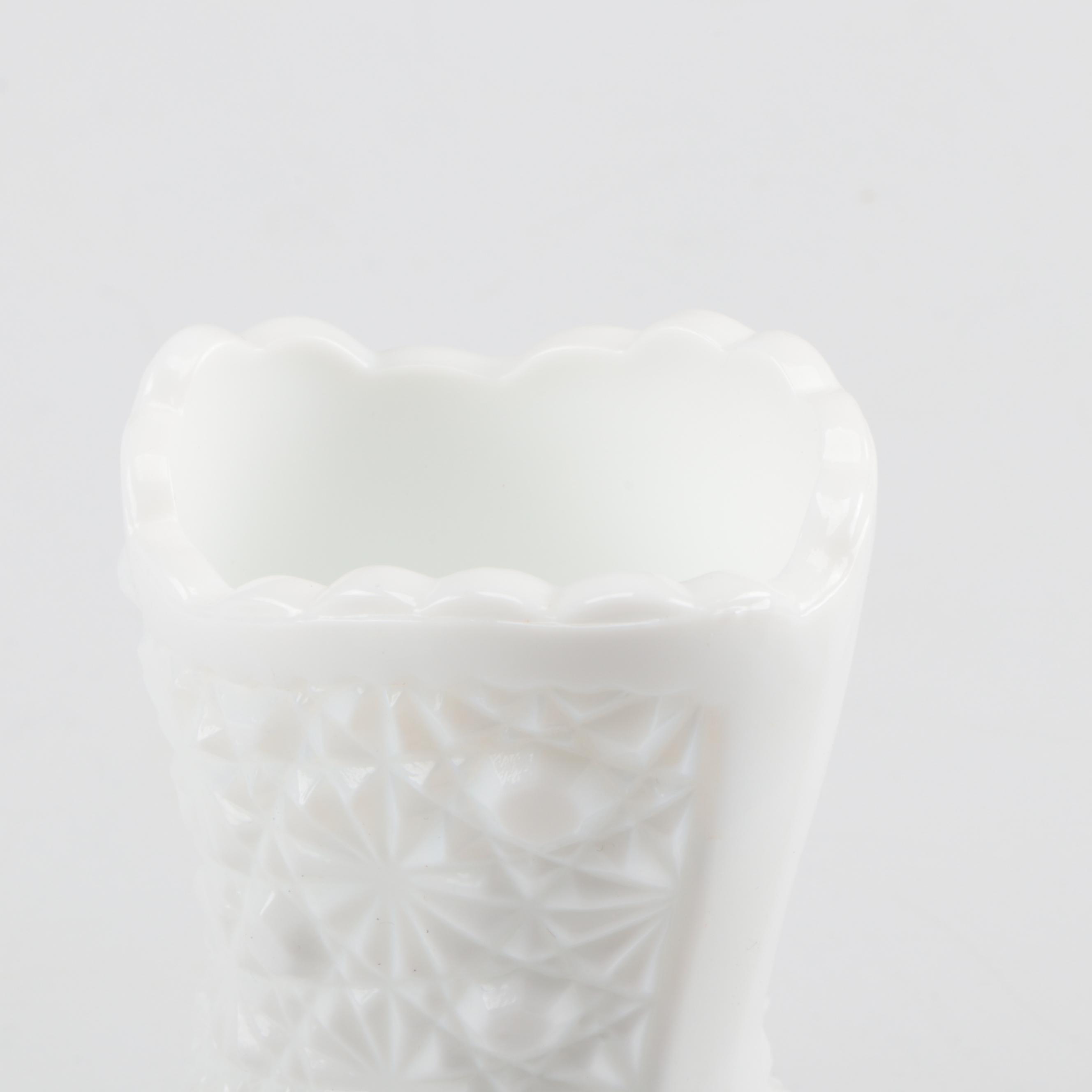 Fenton Daisy and Button and Hobnail Glass Boot Figurines in Assorted Colors