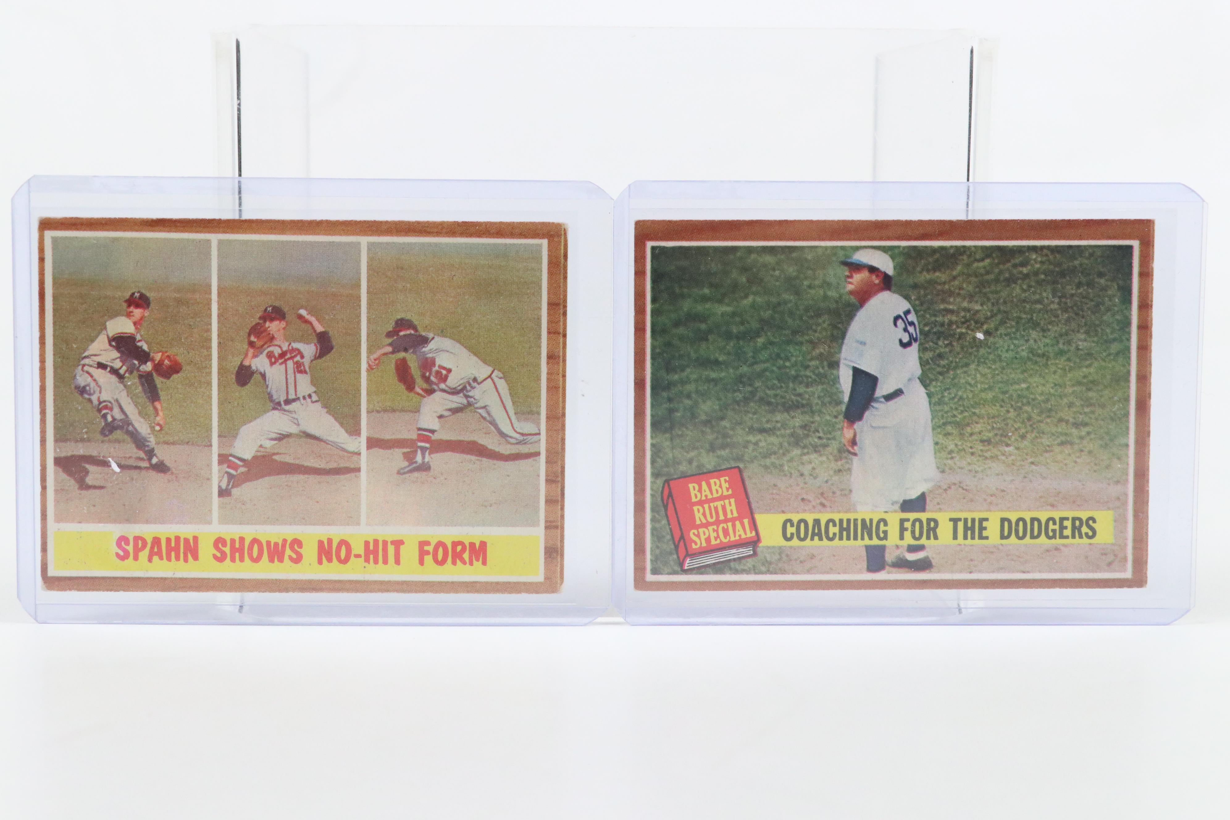 Topps Baseball Cards Featuring Hank Aaron, Roberto Clemente, & More, 1950s–1960s