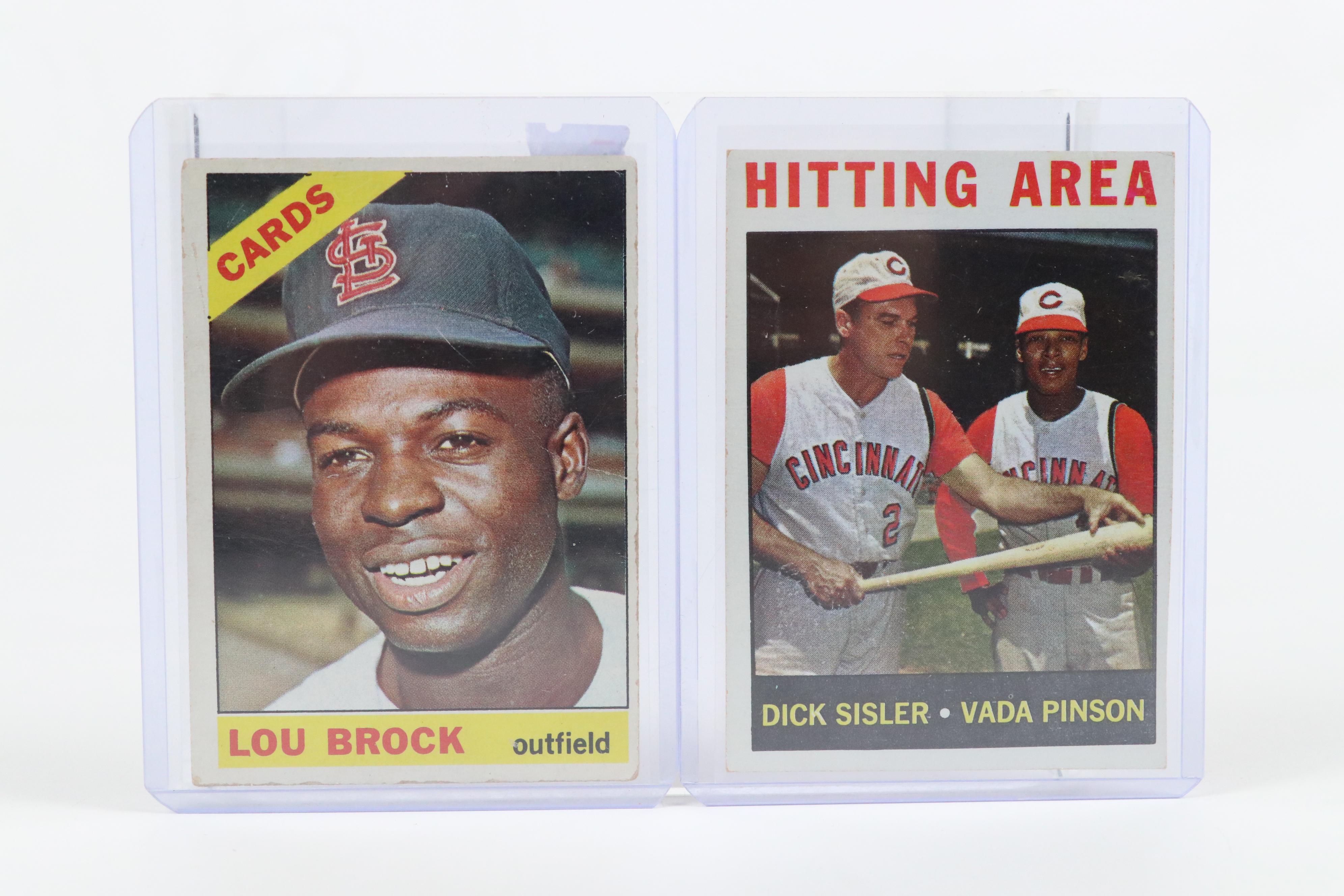Topps Baseball Cards Featuring Hank Aaron, Roberto Clemente, & More, 1950s–1960s