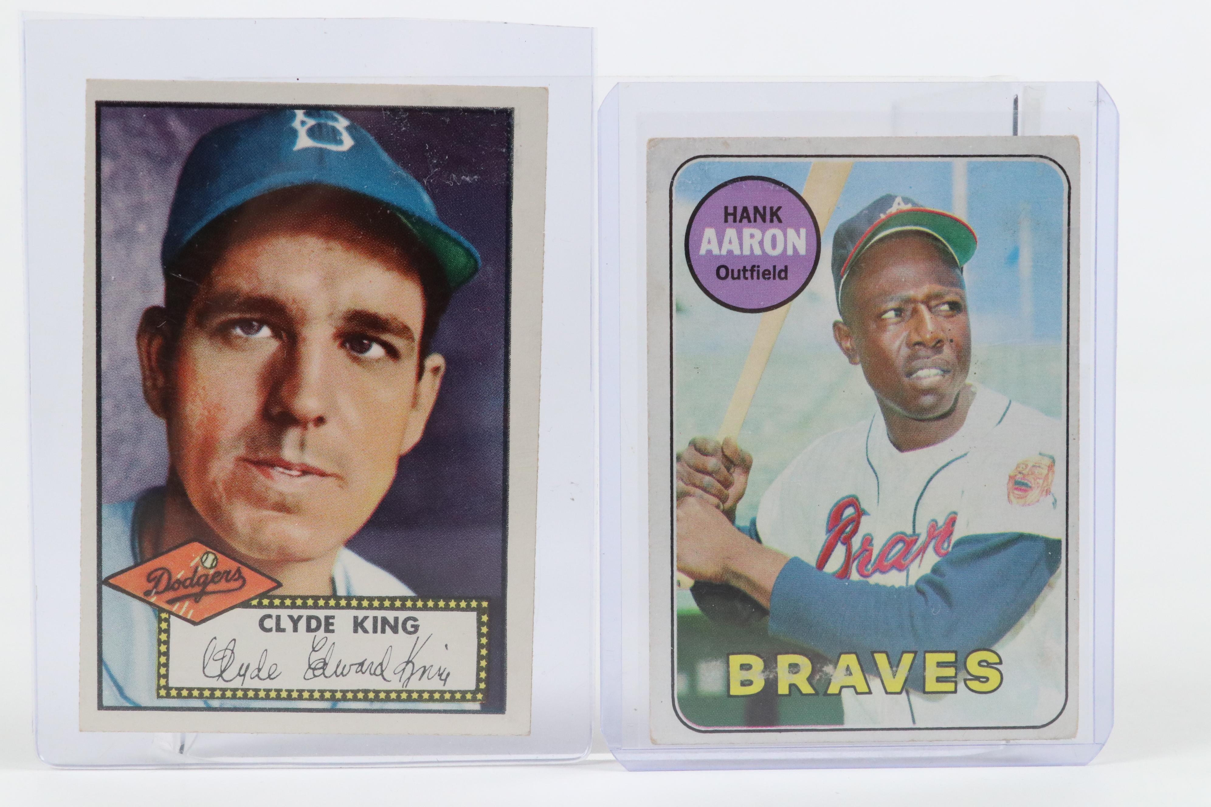 Topps Baseball Cards Featuring Hank Aaron, Roberto Clemente, & More, 1950s–1960s