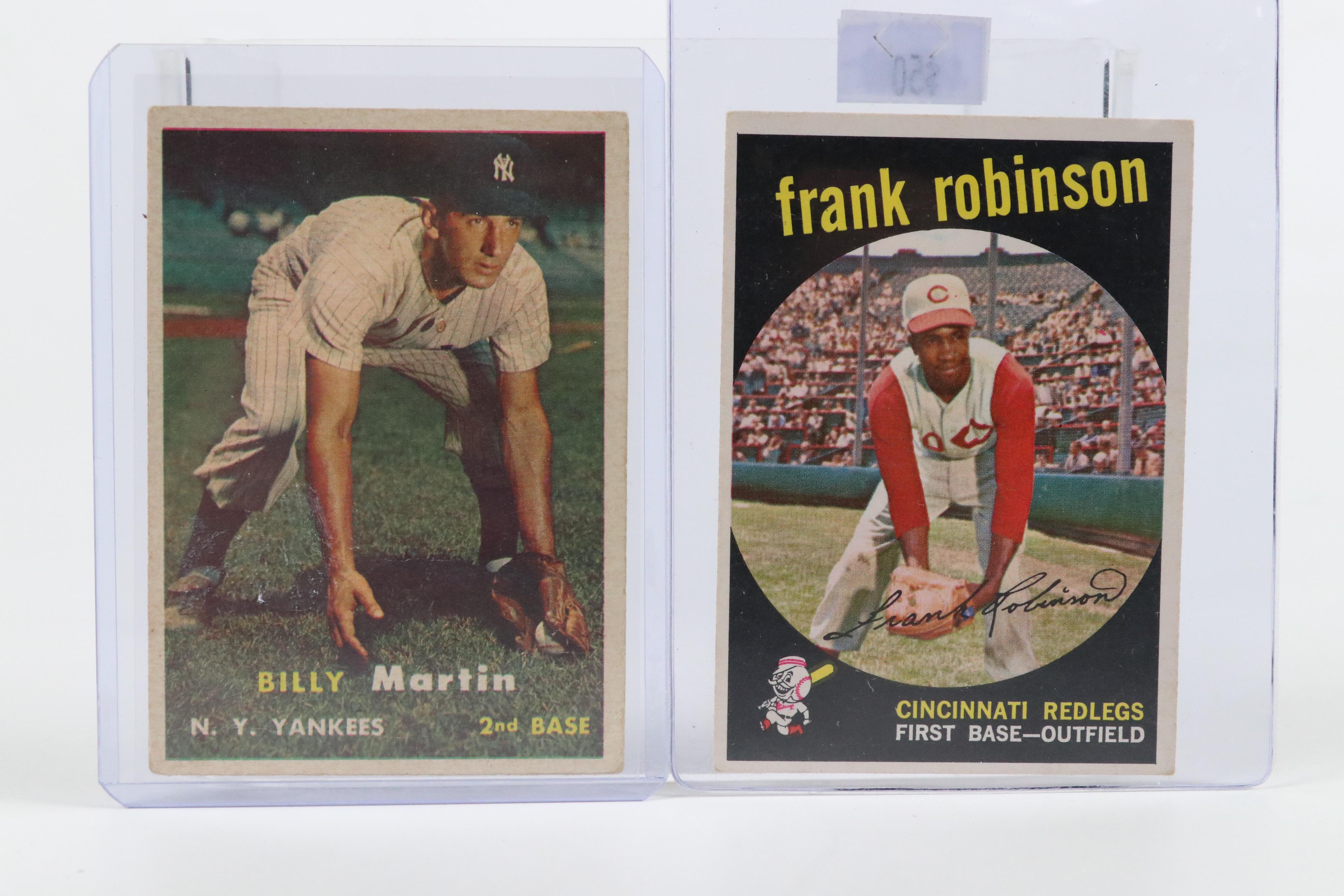 Topps Baseball Cards Featuring Hank Aaron, Roberto Clemente, & More, 1950s–1960s
