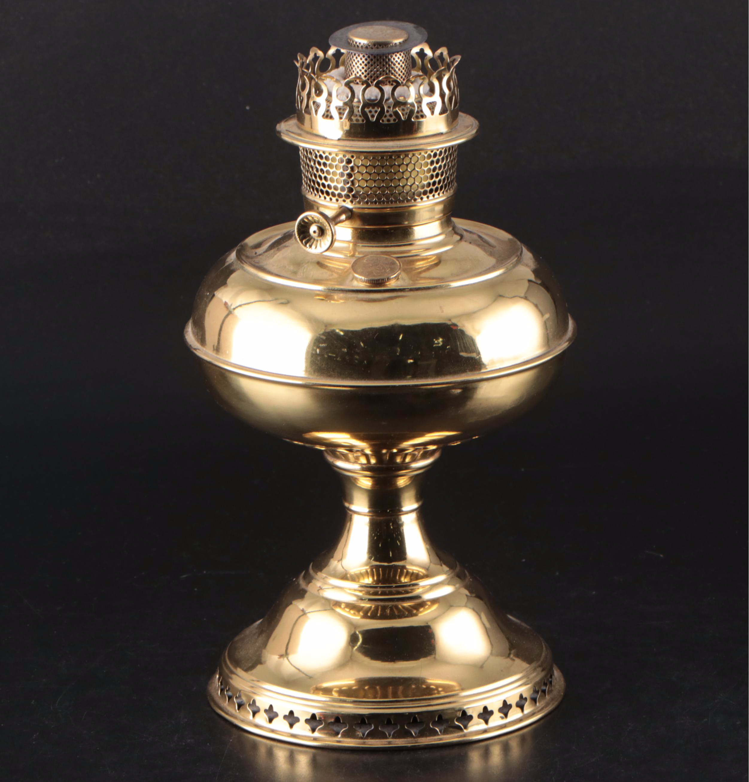 Rayo Brass and Glass Hurricane Kerosene Lamp