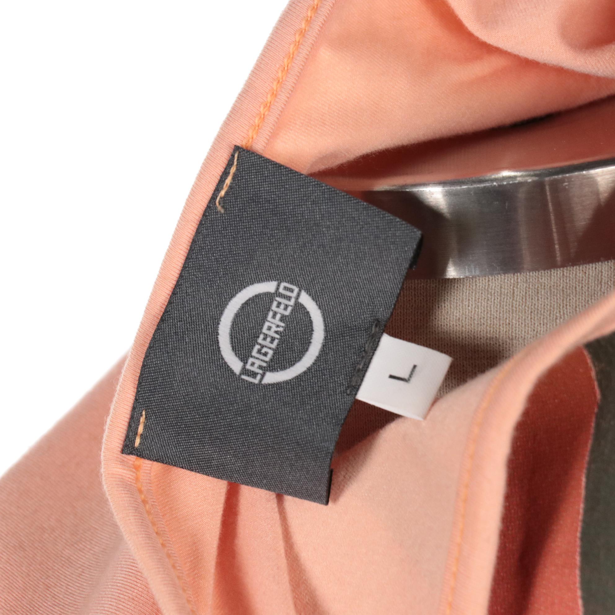 Karl Lagerfeld and Christian Lacroix Printed Cotton Blend T-Shirts