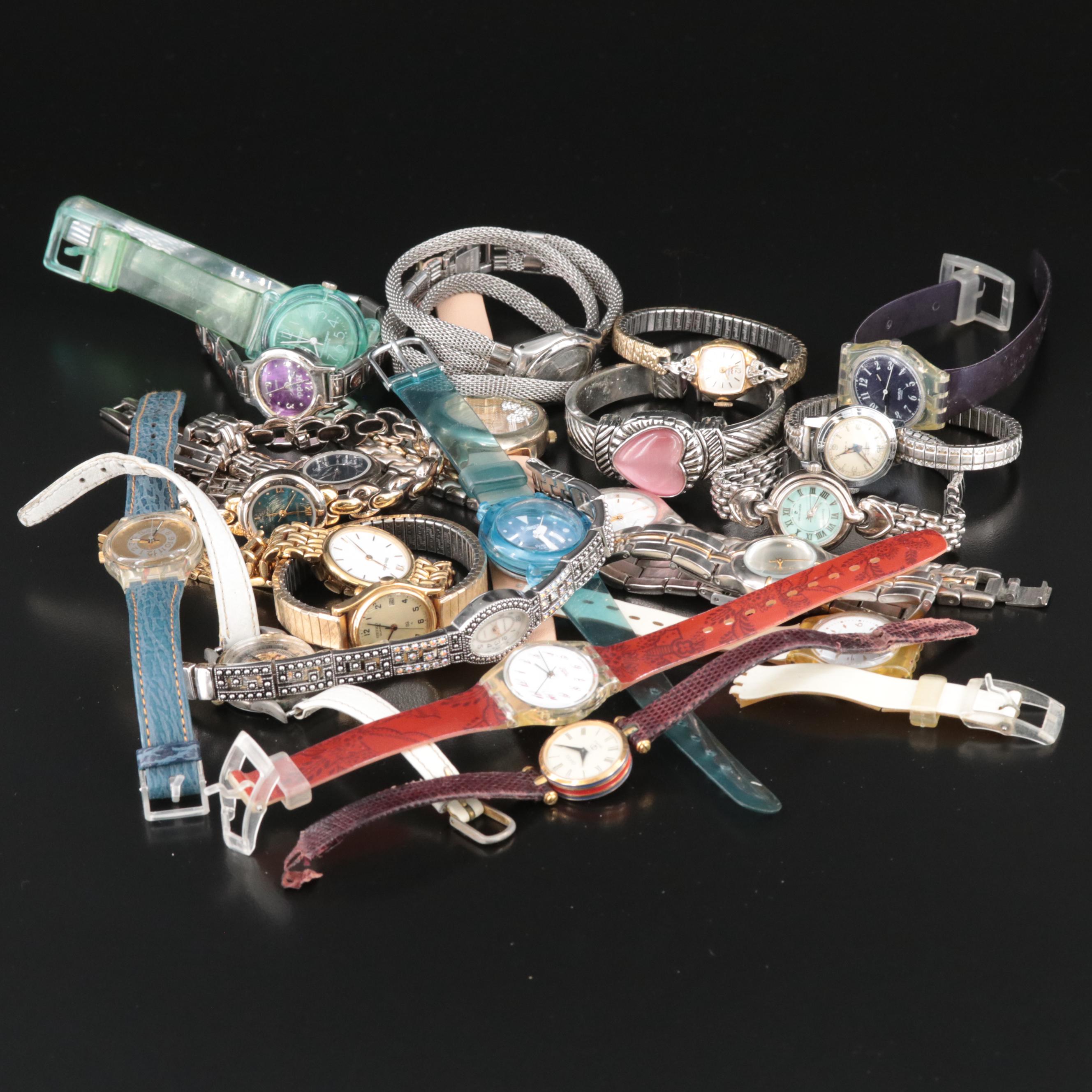 Gucci, Pierre Cardin and Swatch Featured in Collection of Watches