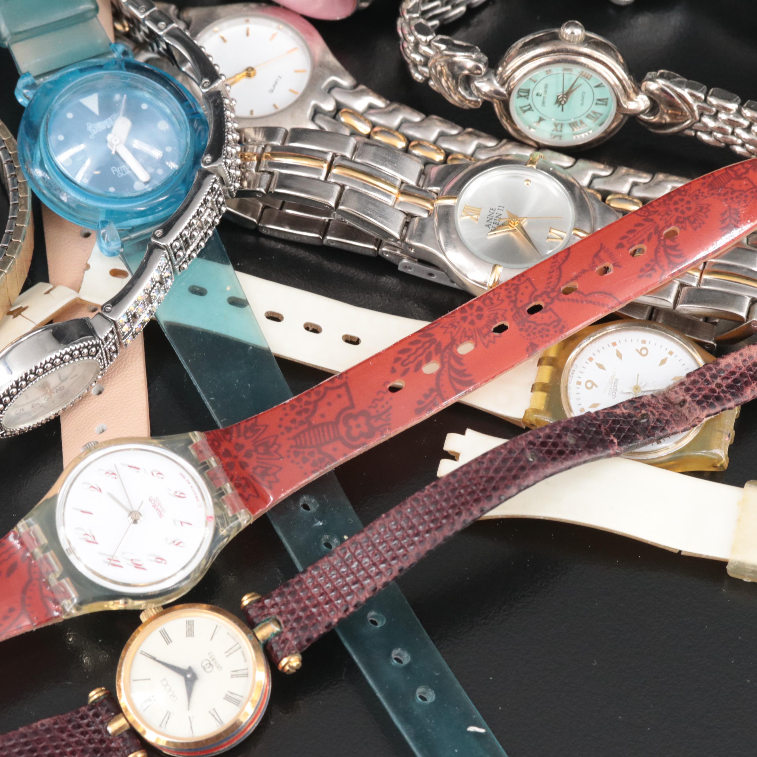 Gucci, Pierre Cardin and Swatch Featured in Collection of Watches