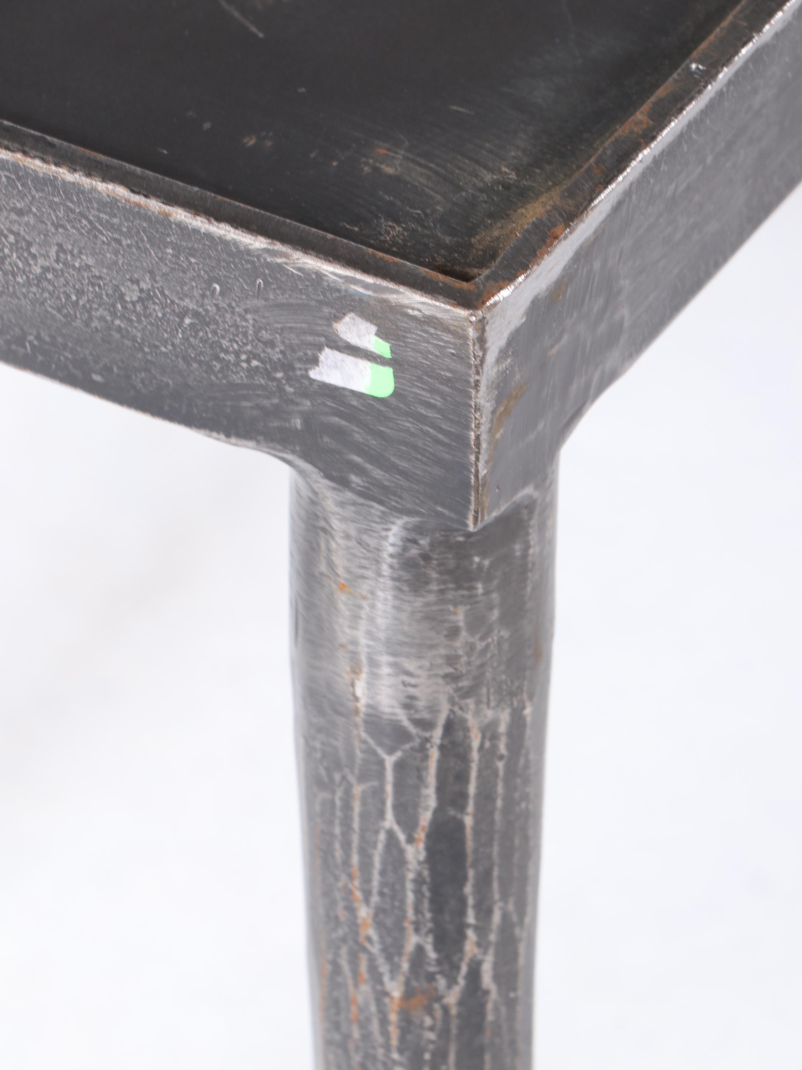 Industrial Style Metal Table, Mid to Late 20th Century